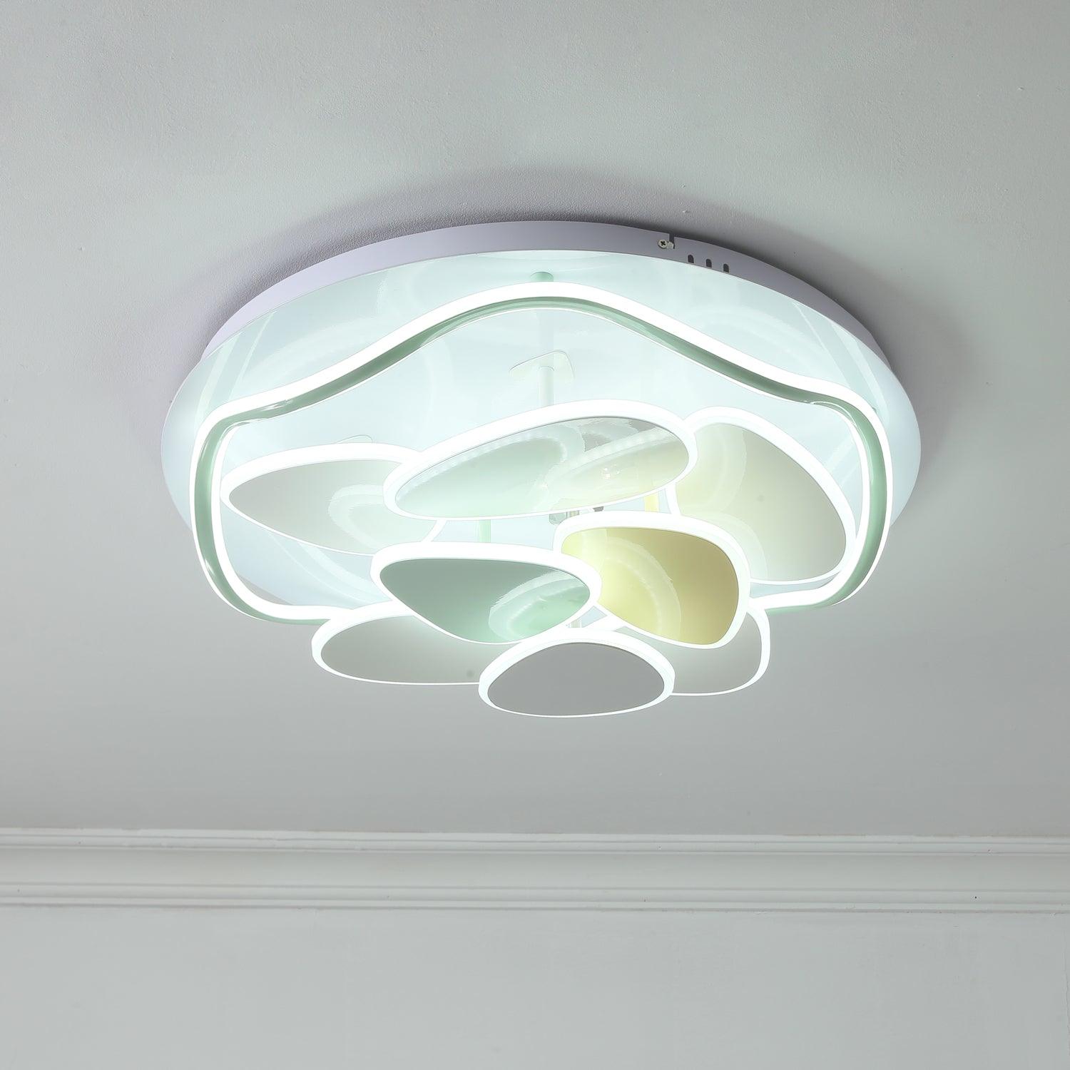 Colorful Cloud Round Ceiling Lamp - Lumpaz