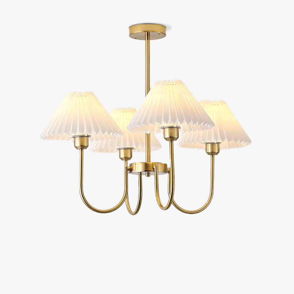 Lenore Pleated Chandelier - Lumpaz