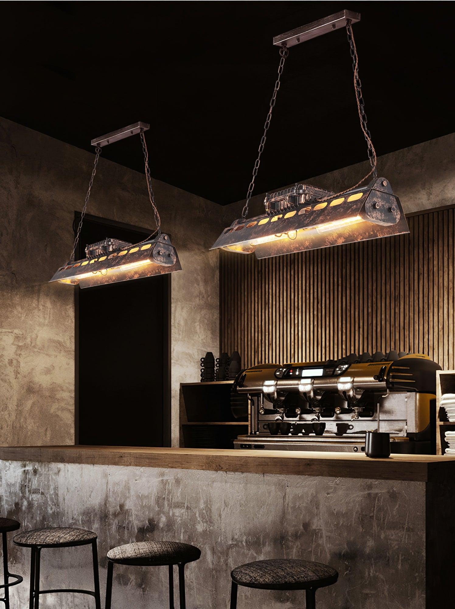 Industrial Steampunk Chandelier - Lumpaz