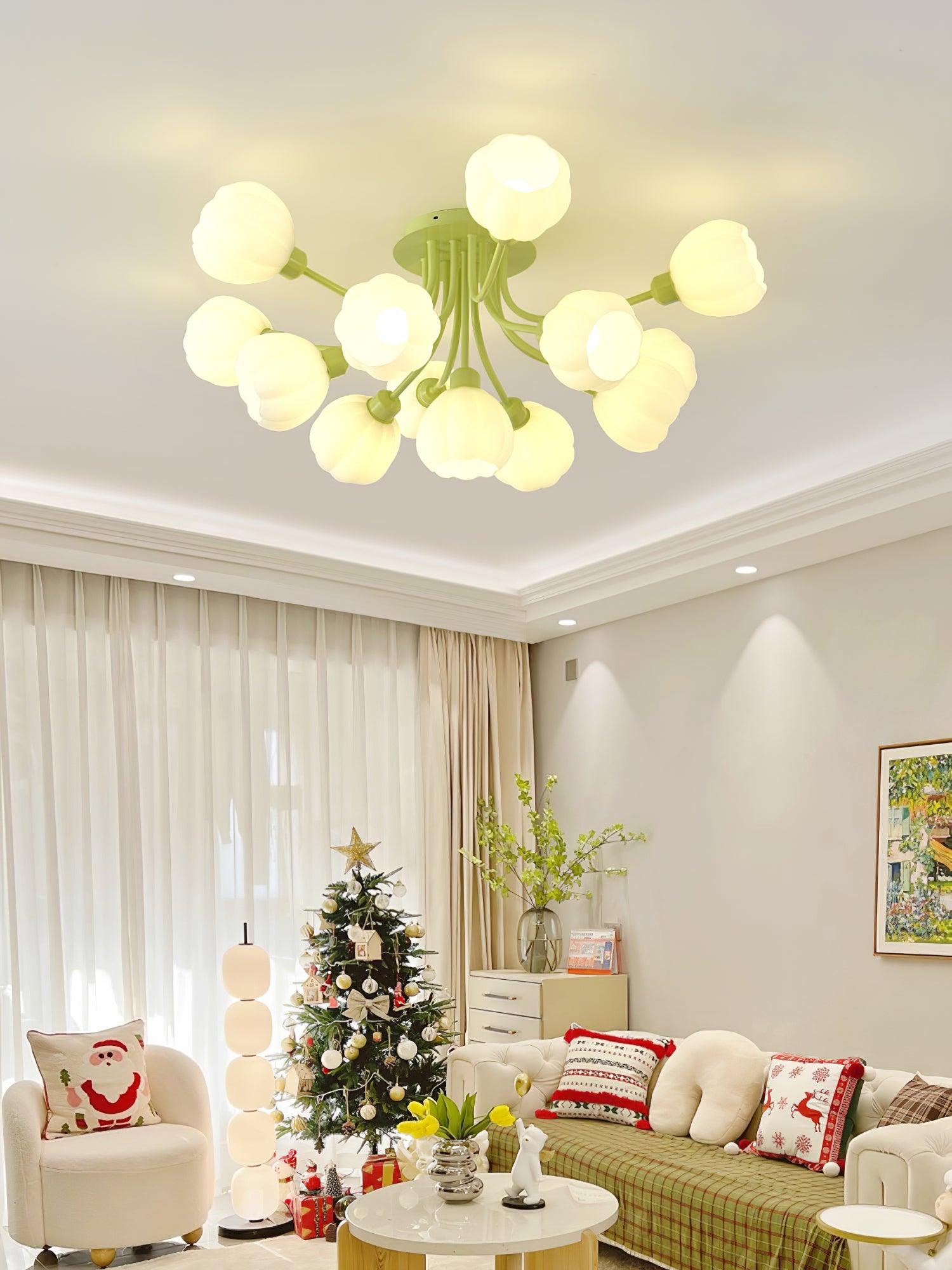 Pumpkin Matcha Ceiling Lamp - Lumpaz
