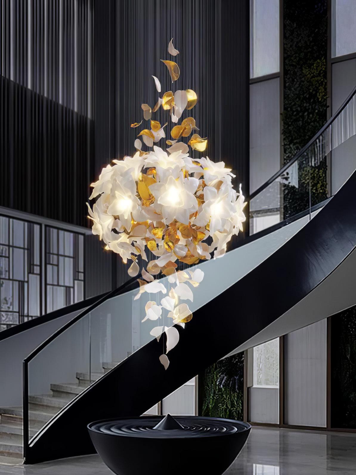 Flying Flowers Fluttering Chandelier - Lumpaz