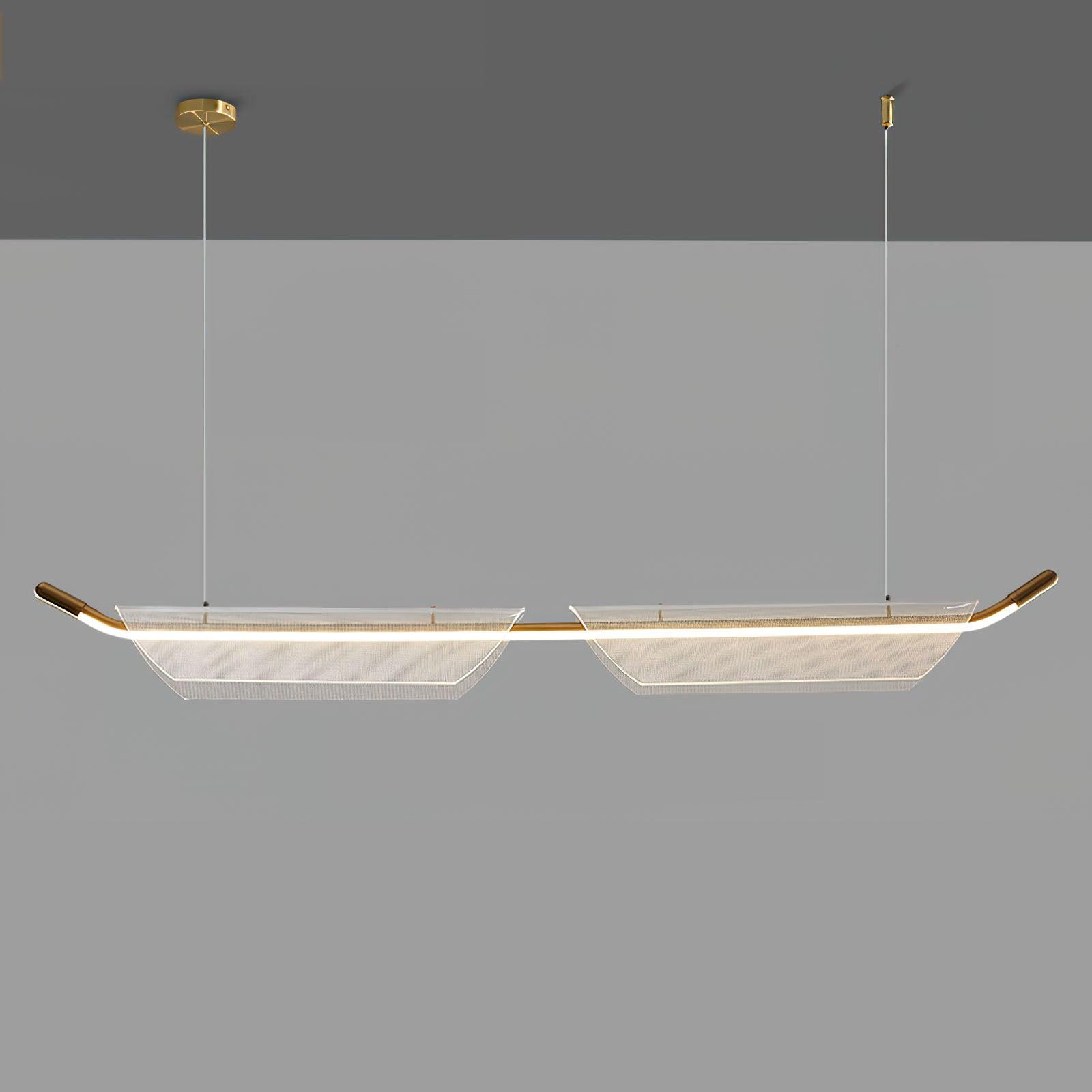 Two Boats Acrylic Pendant Light - Lumpaz