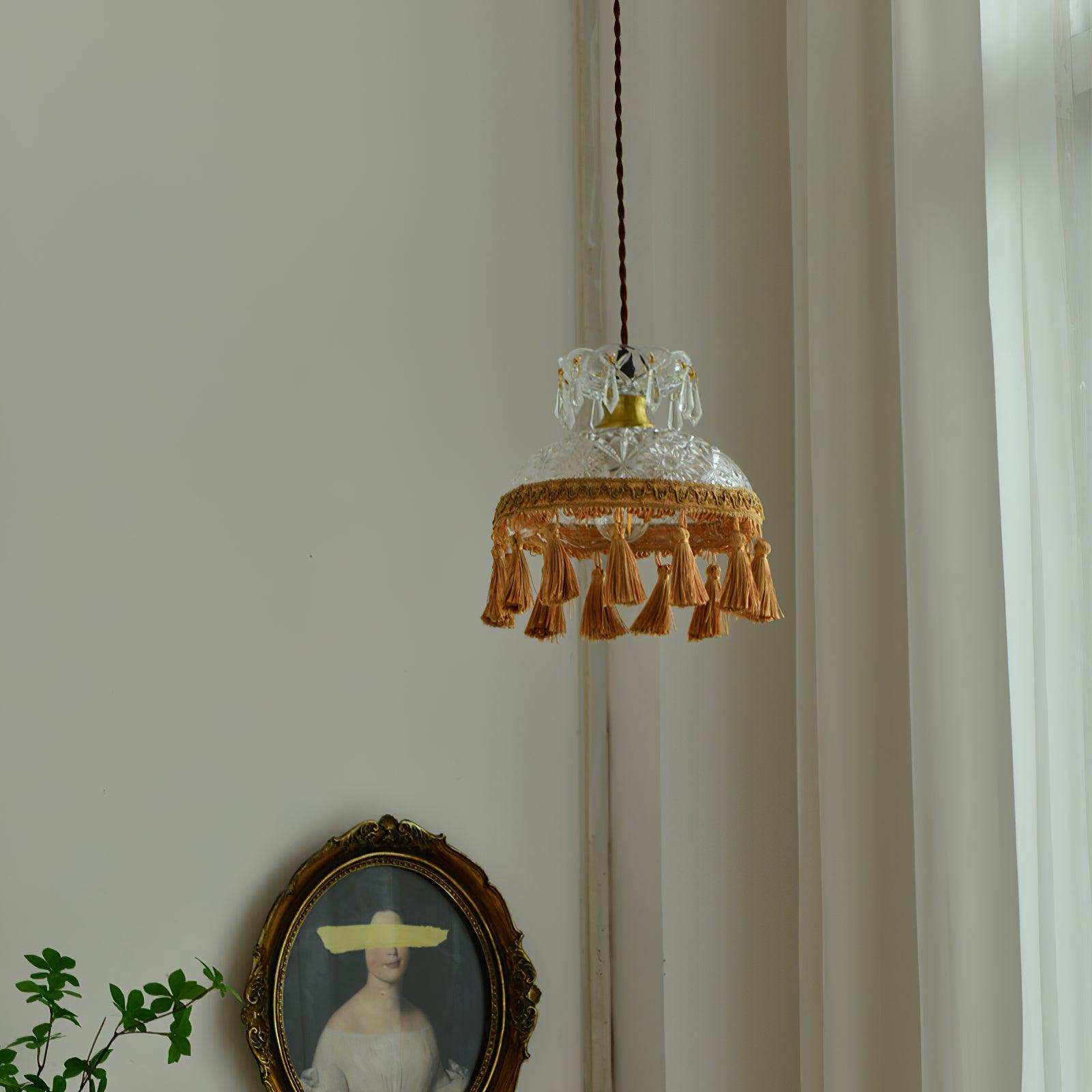 Bowl Tassel Pendant Light - Lumpaz