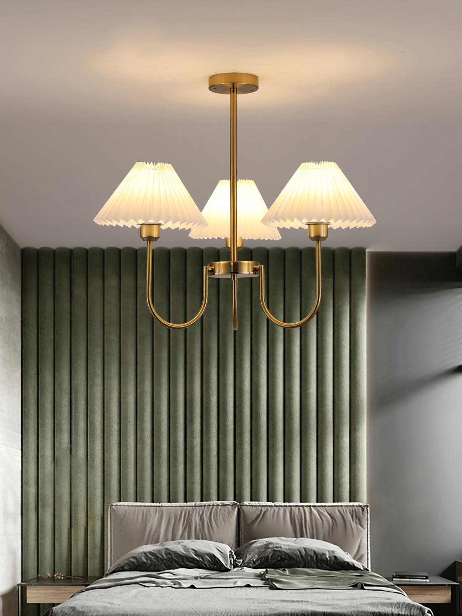 Lenore Pleated Chandelier - Lumpaz