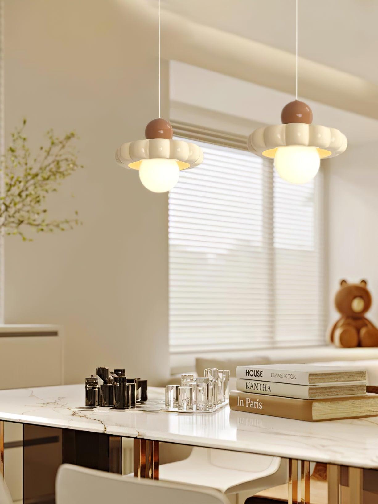 Cream Cloud Pendant Lamp - Lumpaz