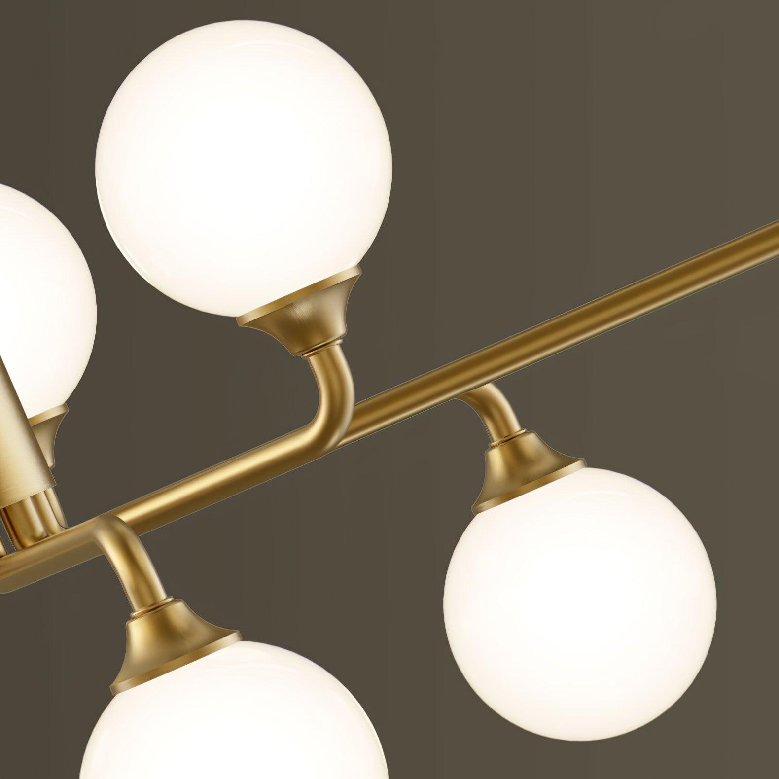 Staggered Glass Globes Chandelier - Lumpaz