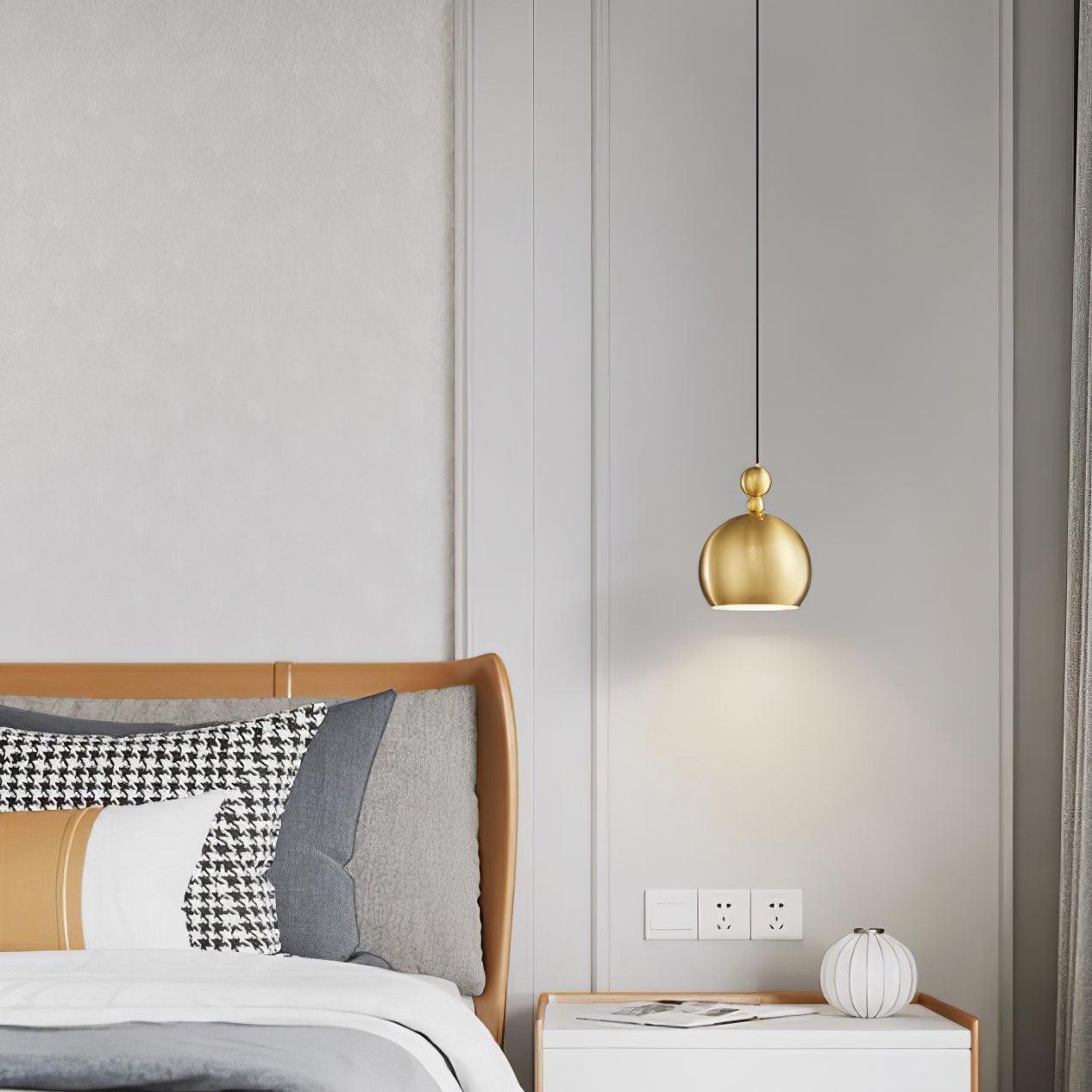 Palla Brass Pendant Lamp - Lumpaz