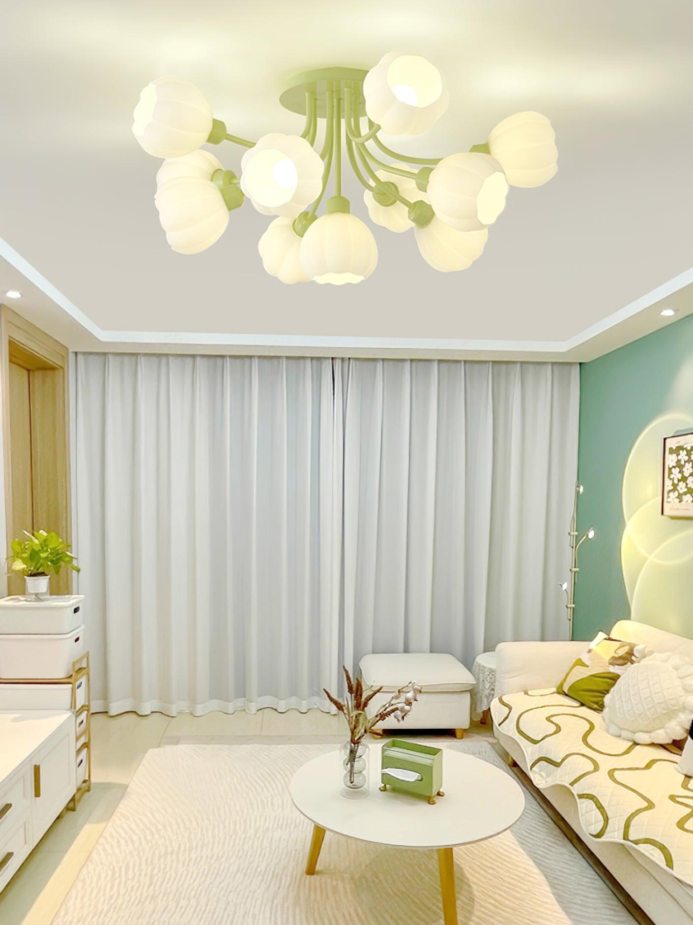 Pumpkin Matcha Ceiling Lamp - Lumpaz