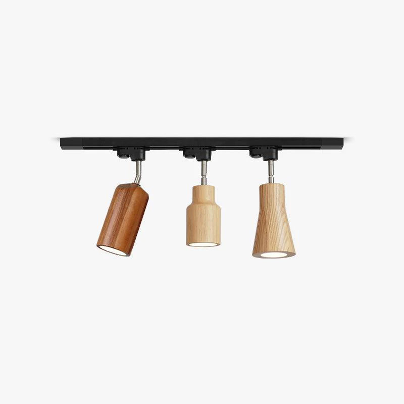 Wood Track Ceiling Lamp - Lumpaz