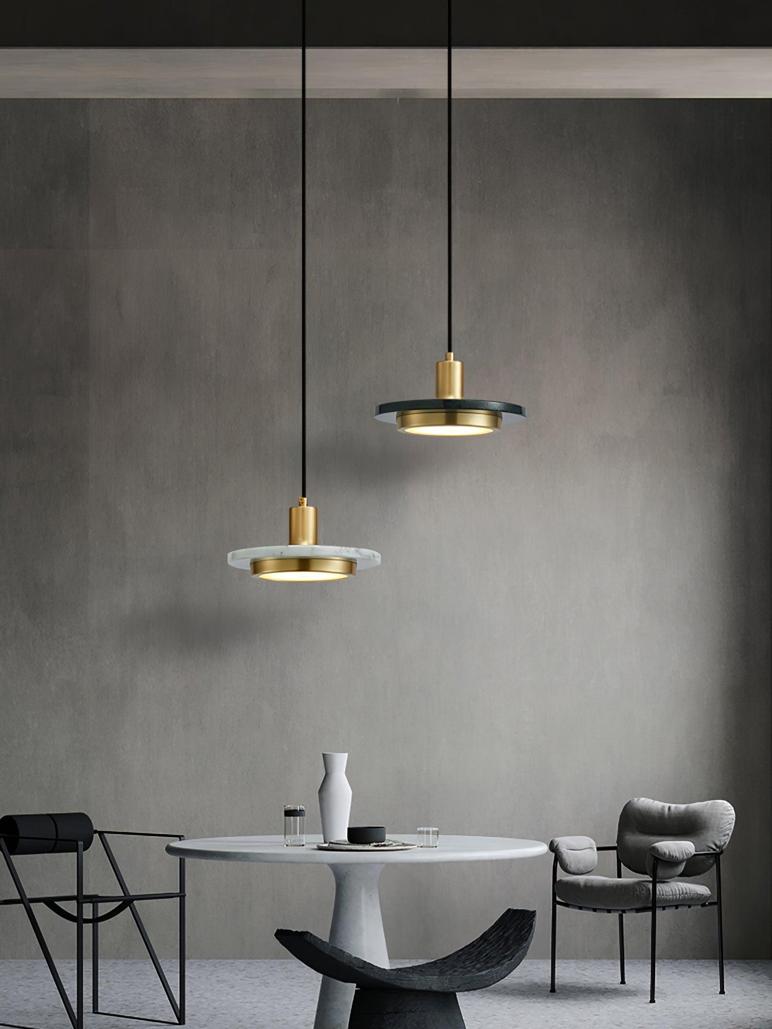 Double Circle Pendant Light - Lumpaz