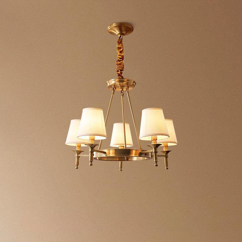 Antique Brass Chandelier - Lumpaz