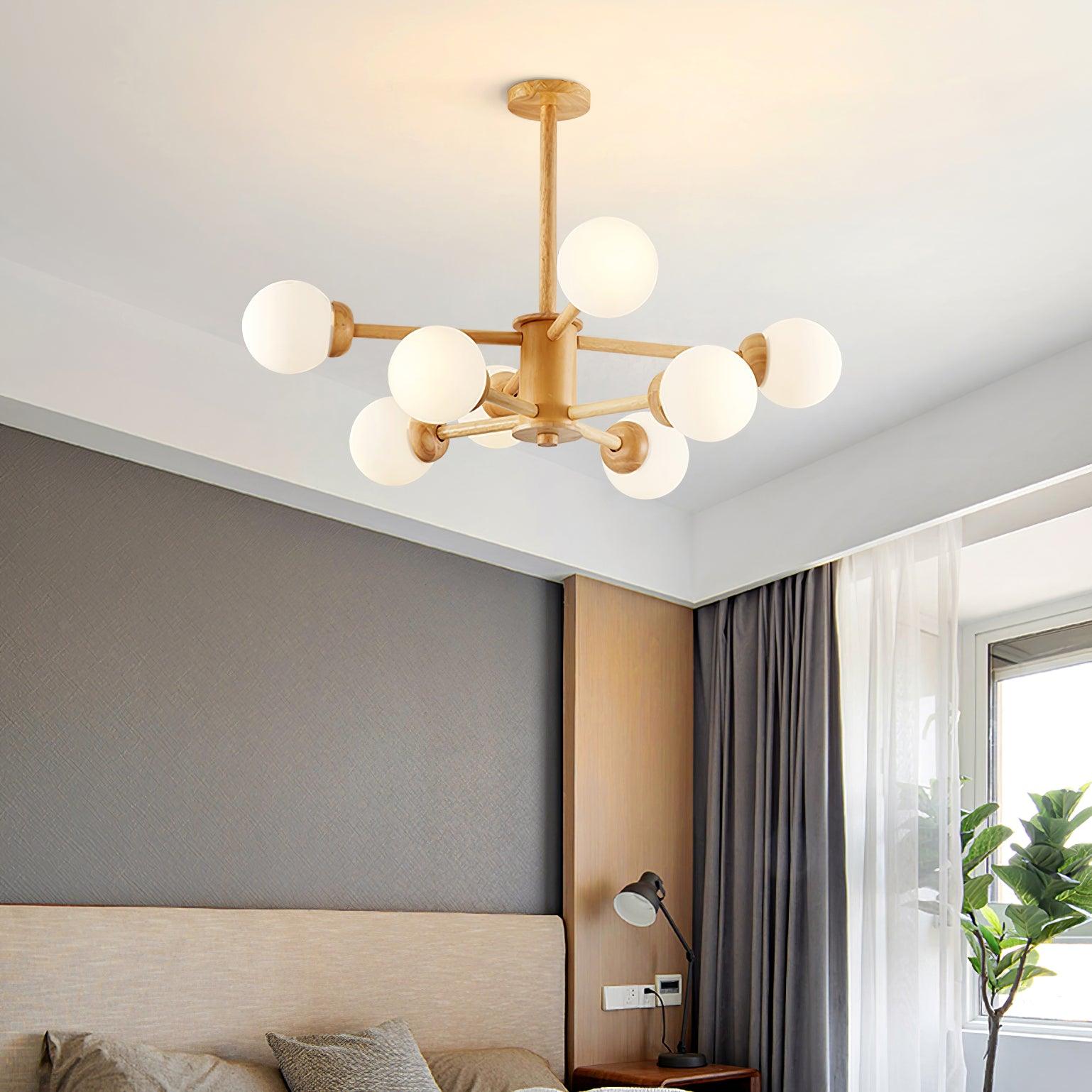 Kozan Wooden Chandelier - Lumpaz