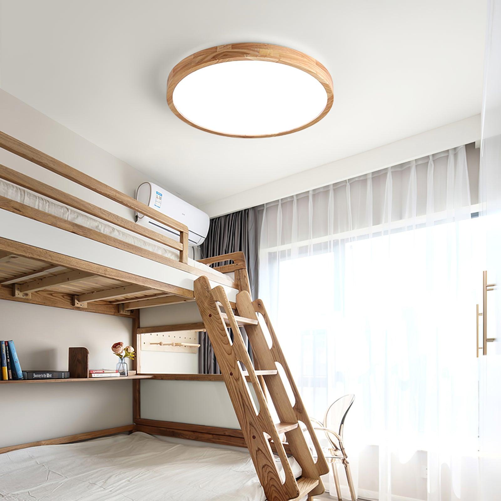 Wooden Geometric Ceiling Light - Lumpaz