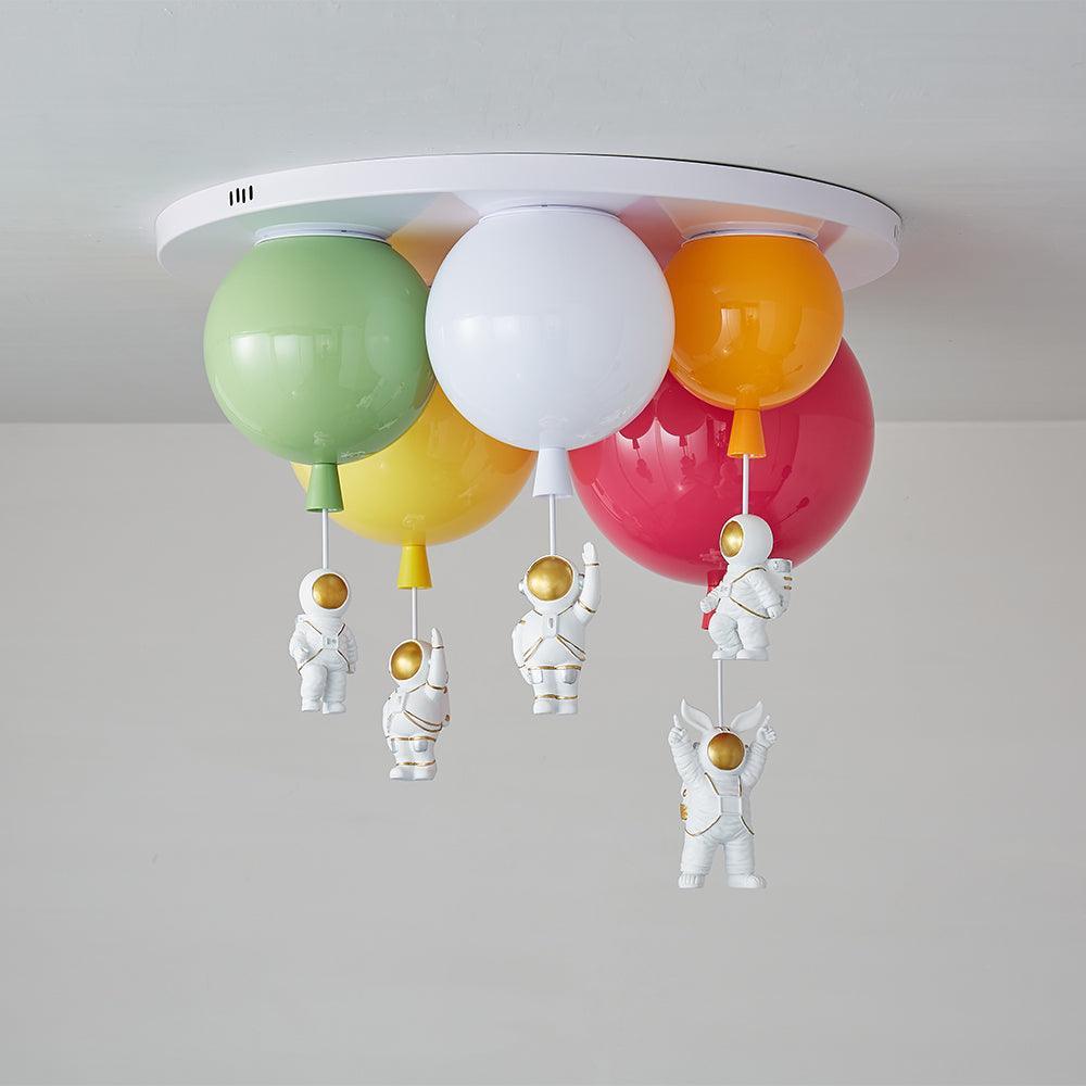 Astronaut Glossy Balloon Ceiling Lamp - Lumpaz