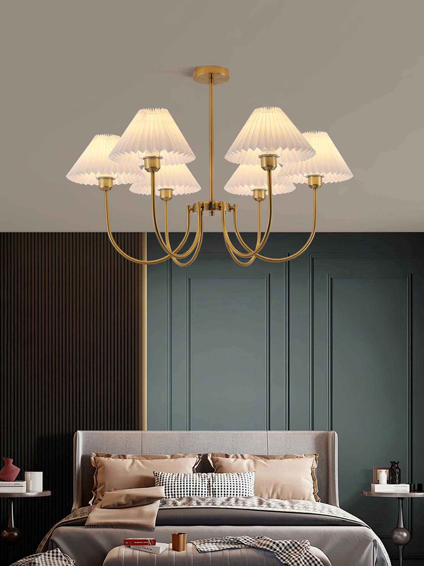 Lenore Pleated Chandelier - Lumpaz