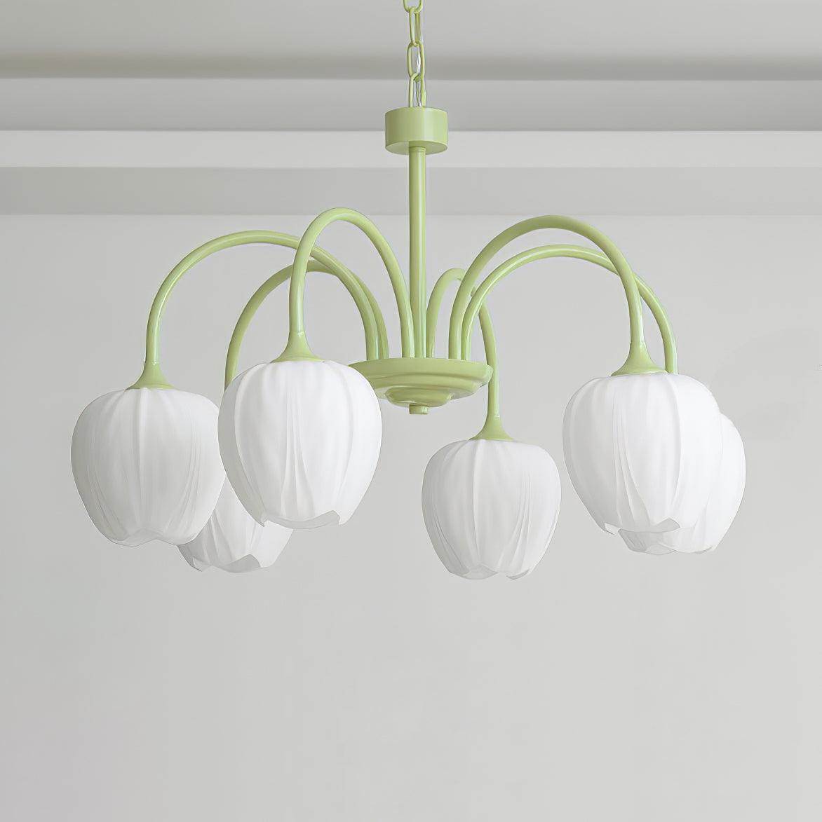 Tulip Matcha Chandelier - Lumpaz