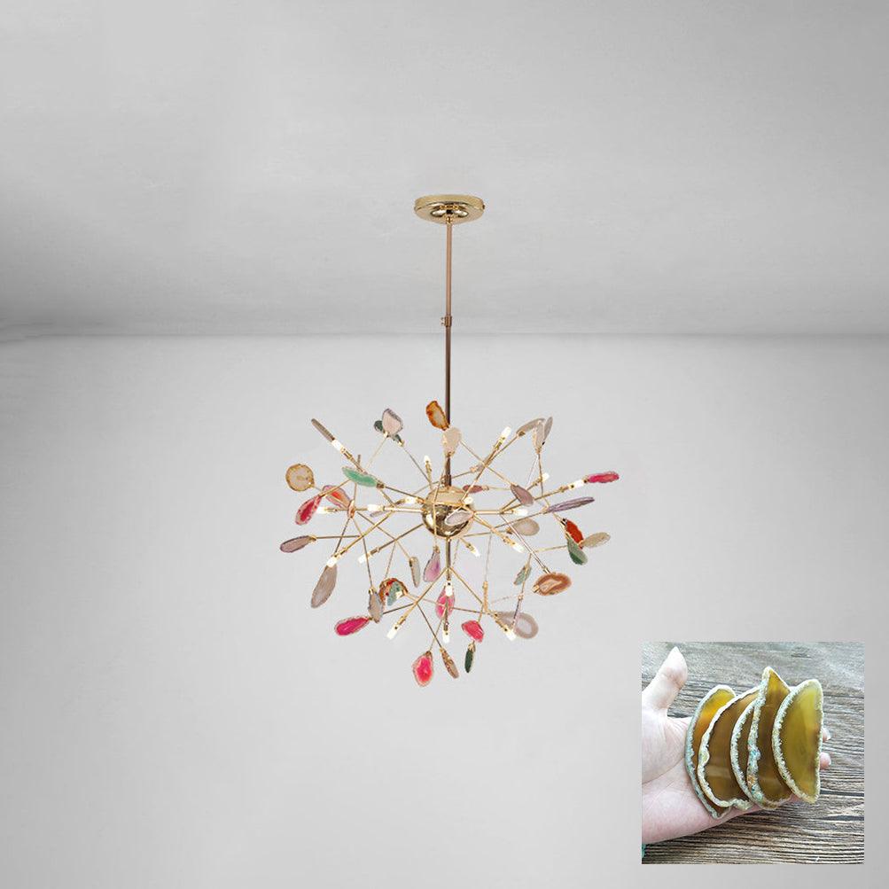 Agate Flake Chandelier - Lumpaz