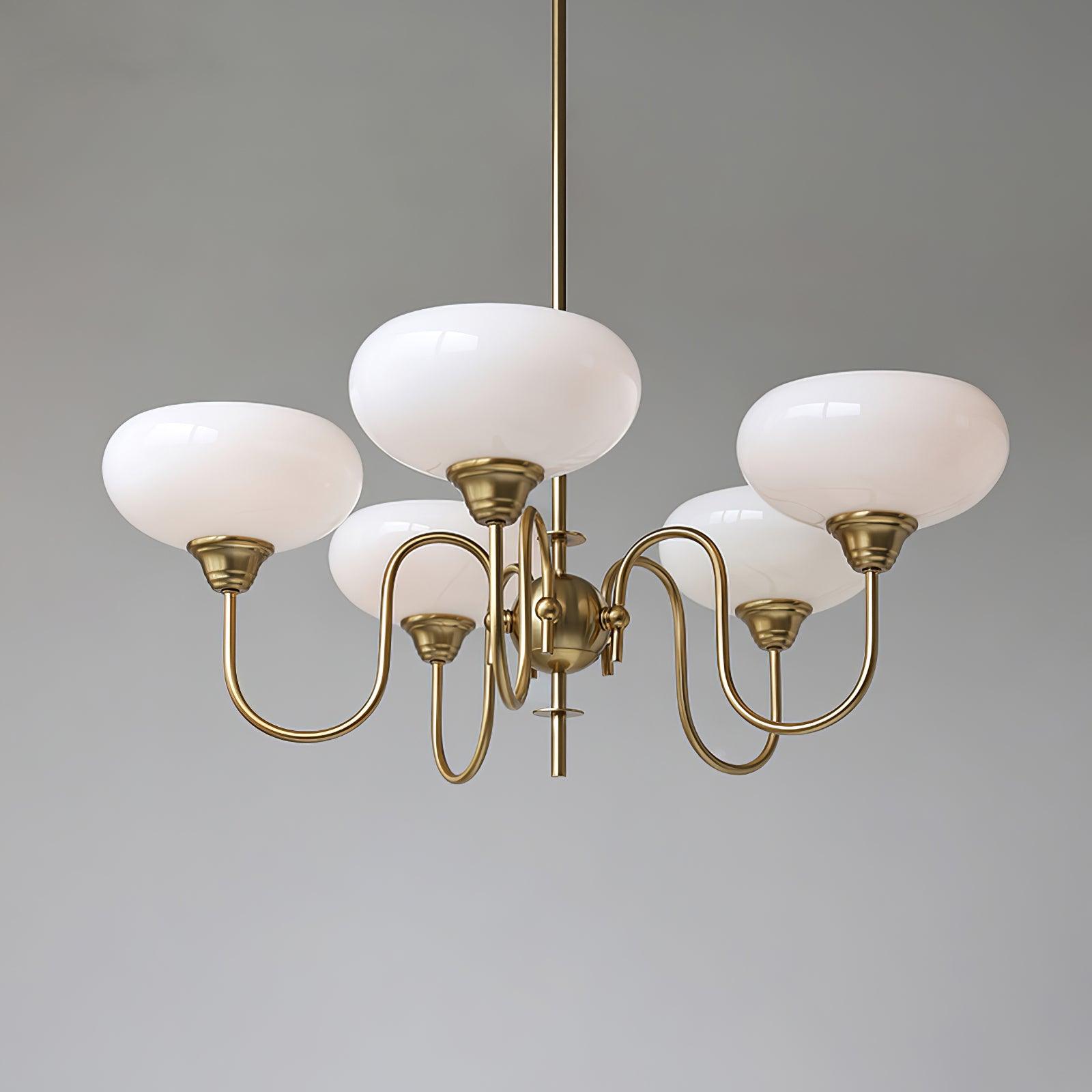 Creamy Persimmon Chandelier - Lumpaz