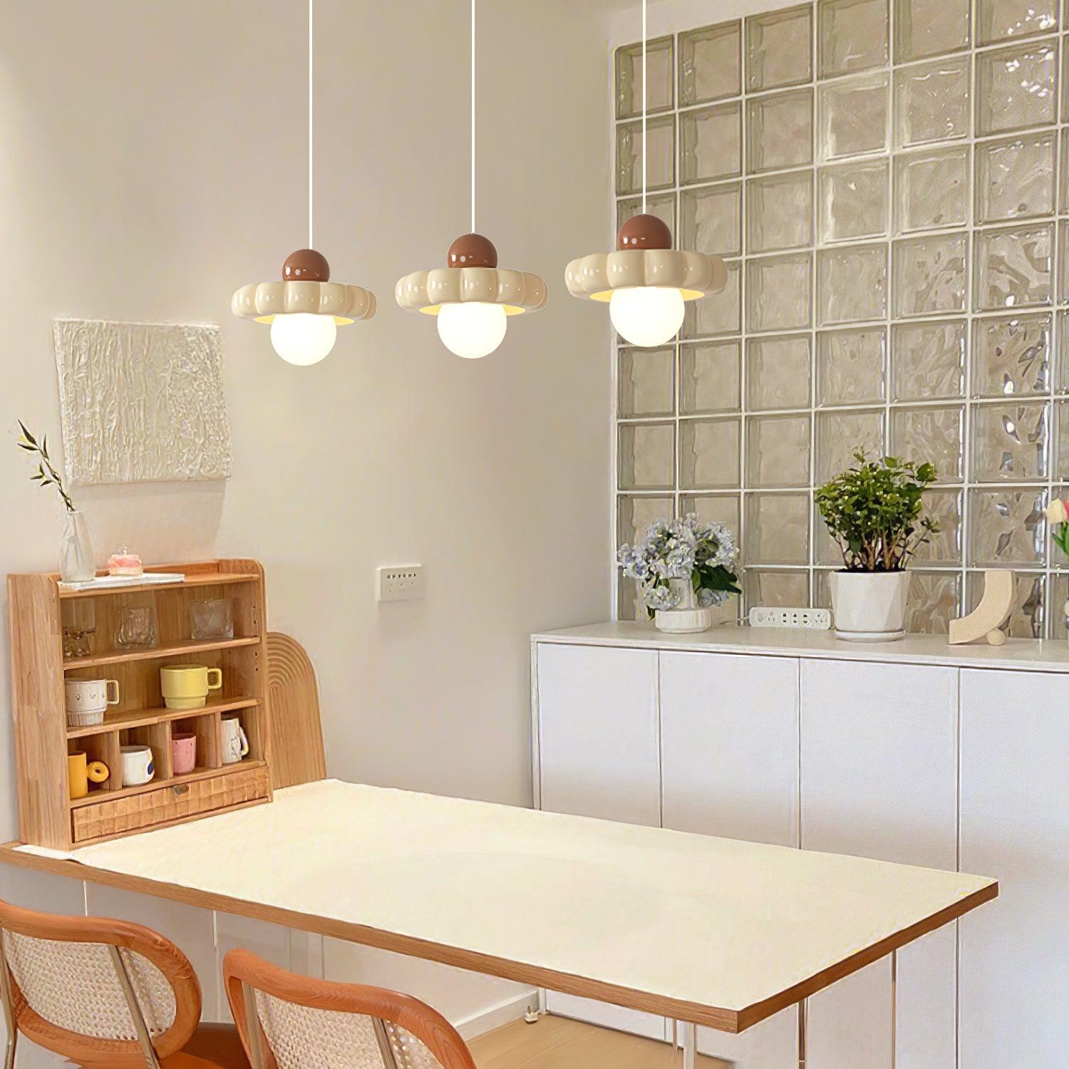 Cream Cloud Pendant Lamp - Lumpaz