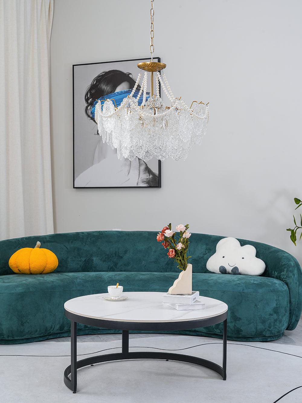 Pearls Glass Chandelier - Lumpaz