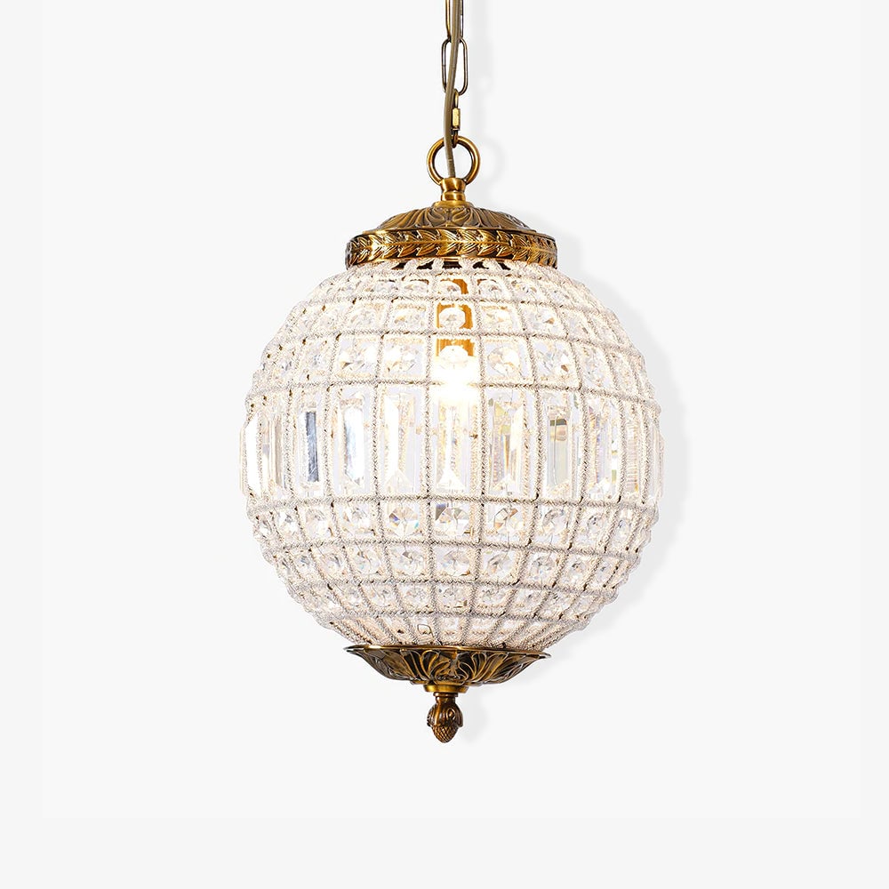 Traditional Gold Globe Chandelier - Lumpaz
