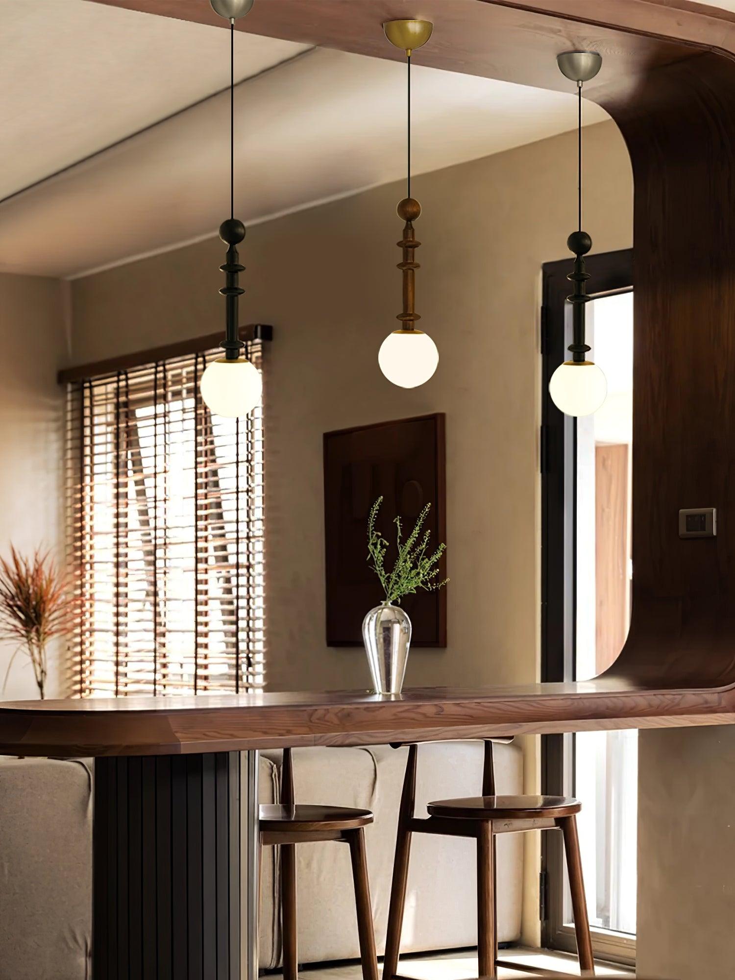 Roman Column Small Pendant Light - Lumpaz