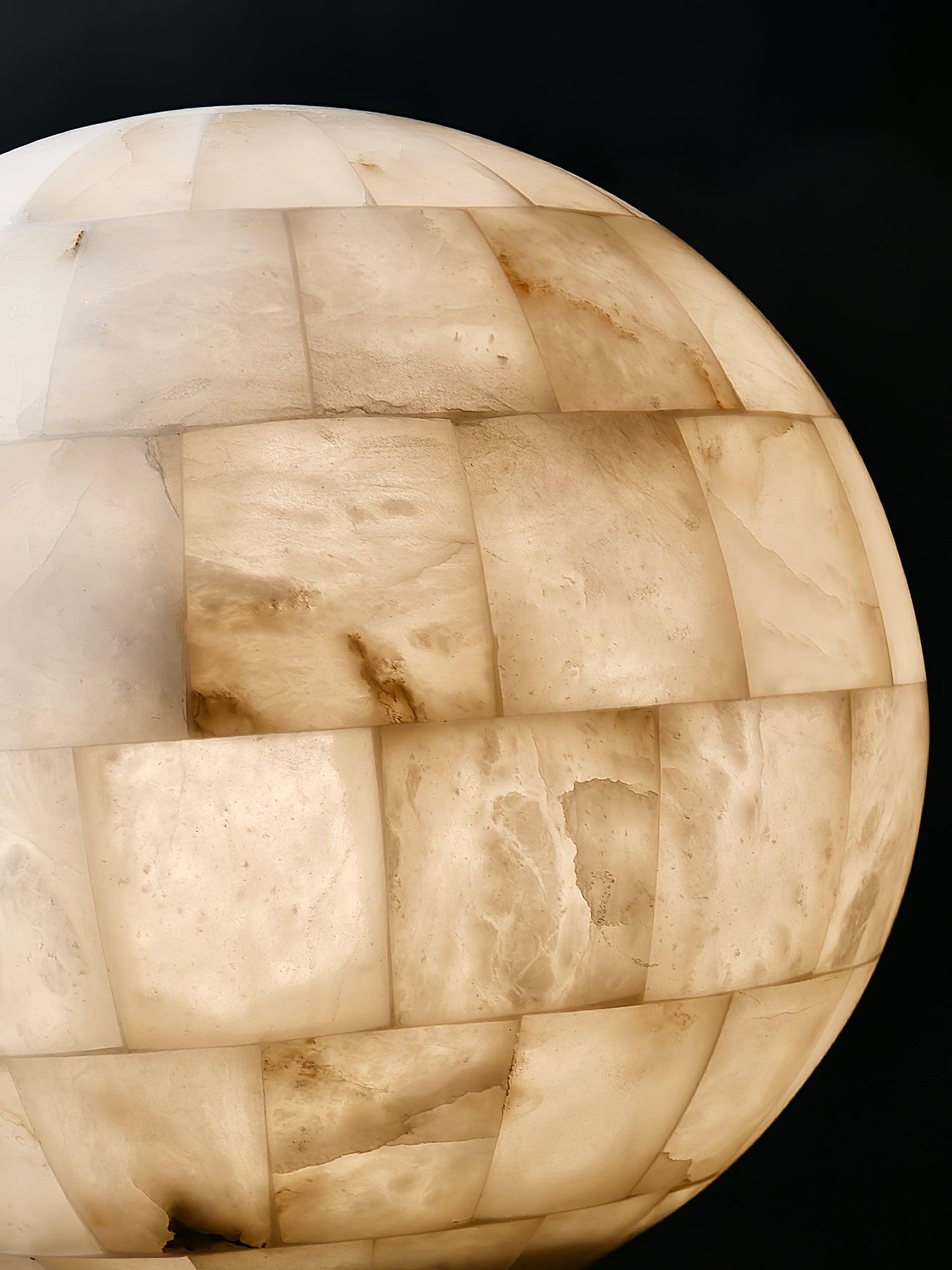 Alabaster Ball Pendant Light - Lumpaz