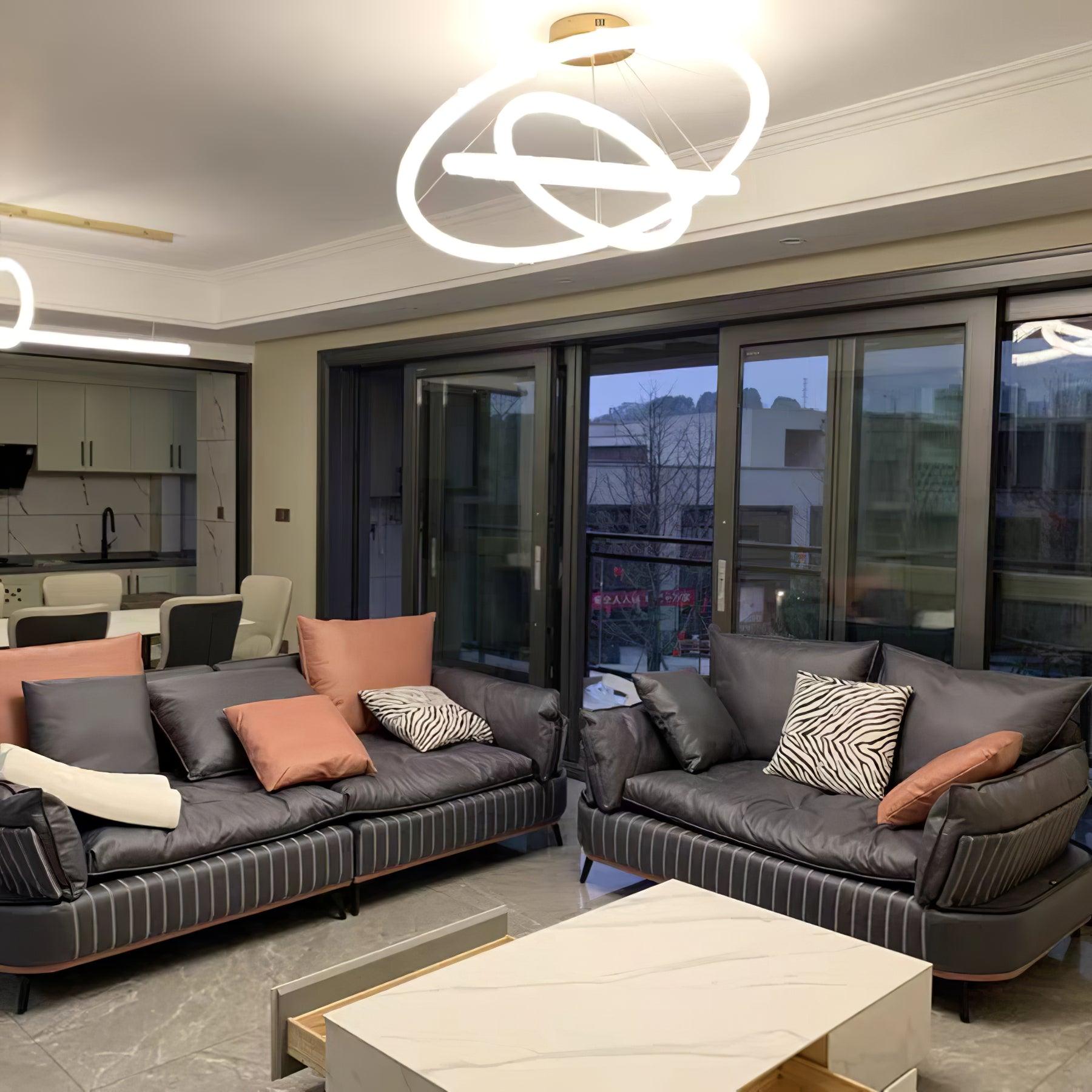 Ring Crystal Chandeliers - Lumpaz