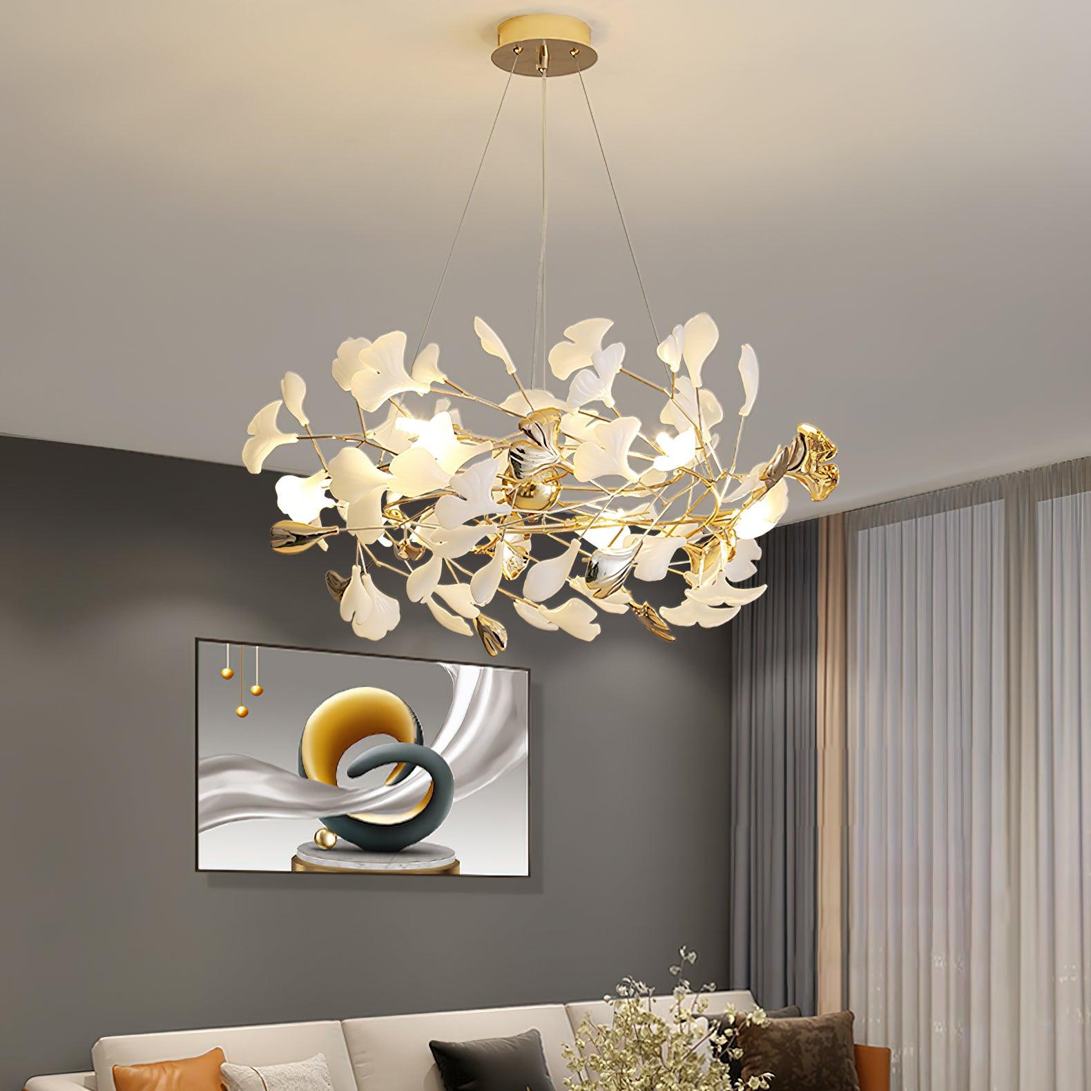 Gingko Chandelier H - Lumpaz