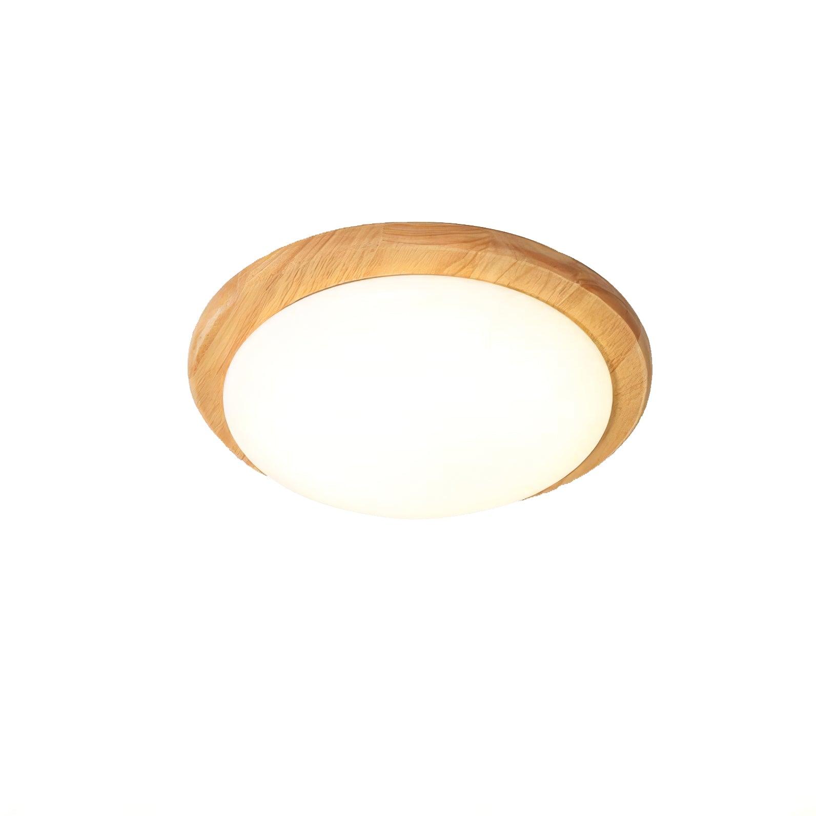 Drum Wood Ceiling Lamp - Lumpaz