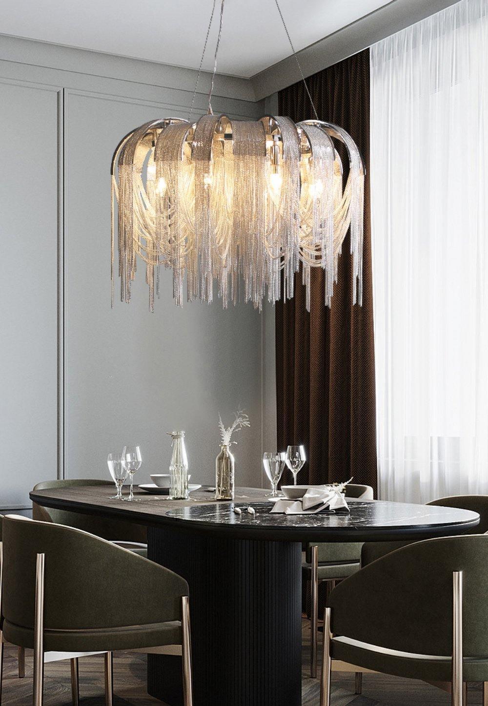 Length Chains Chandelier - Lumpaz