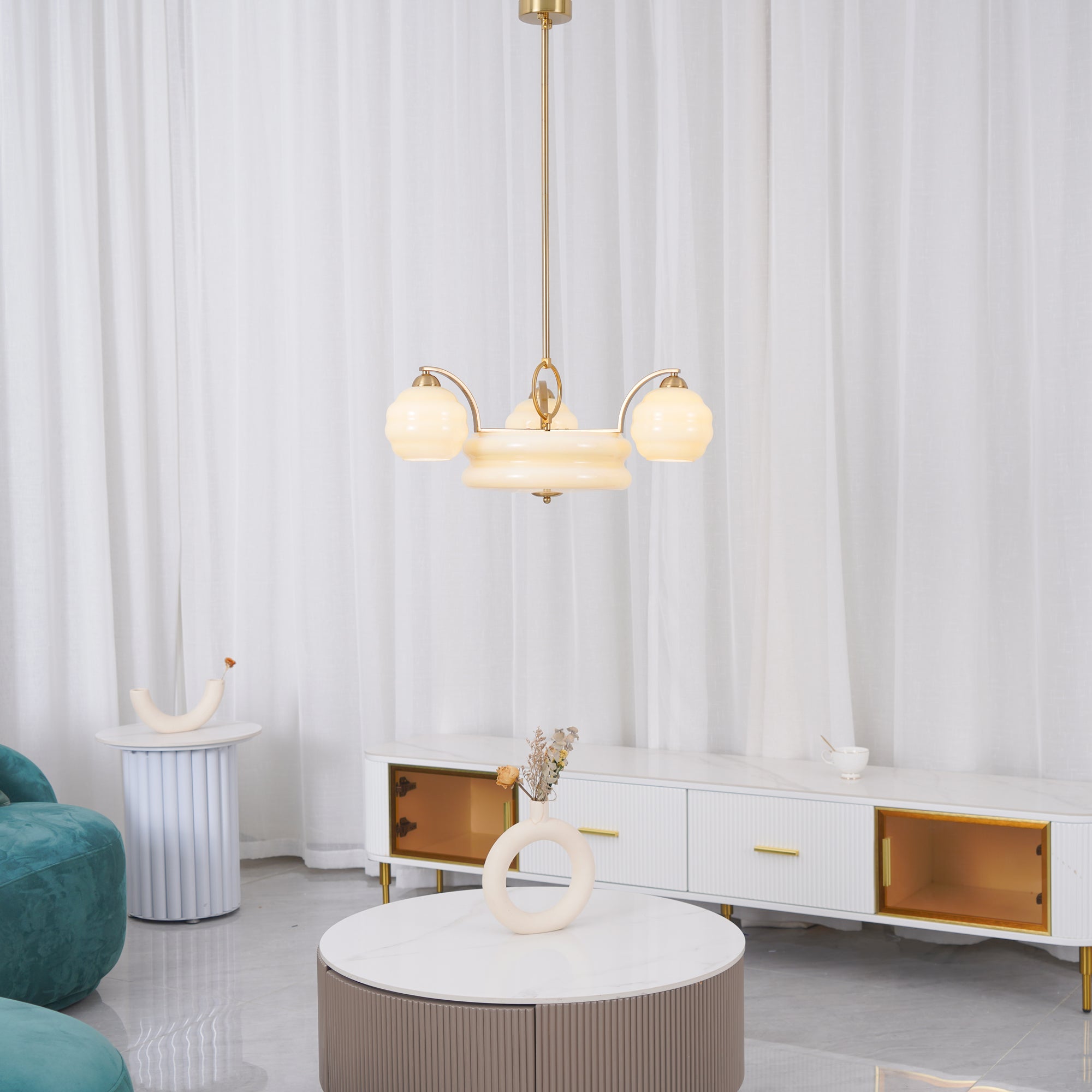 Art Deco Vintage Chandelier - Lumpaz