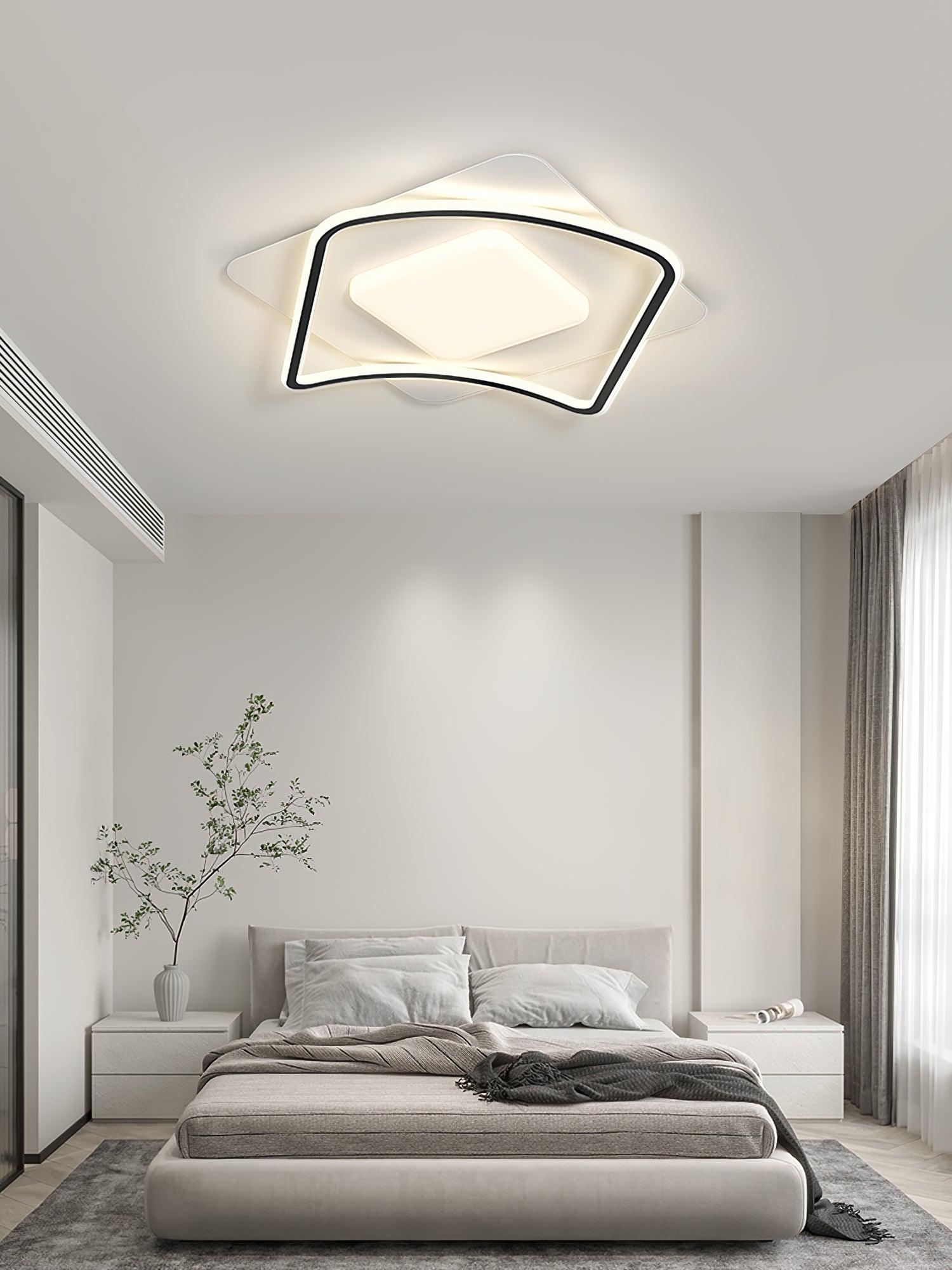 Minimalist Geometry LED Ceiling Light - Lumpaz
