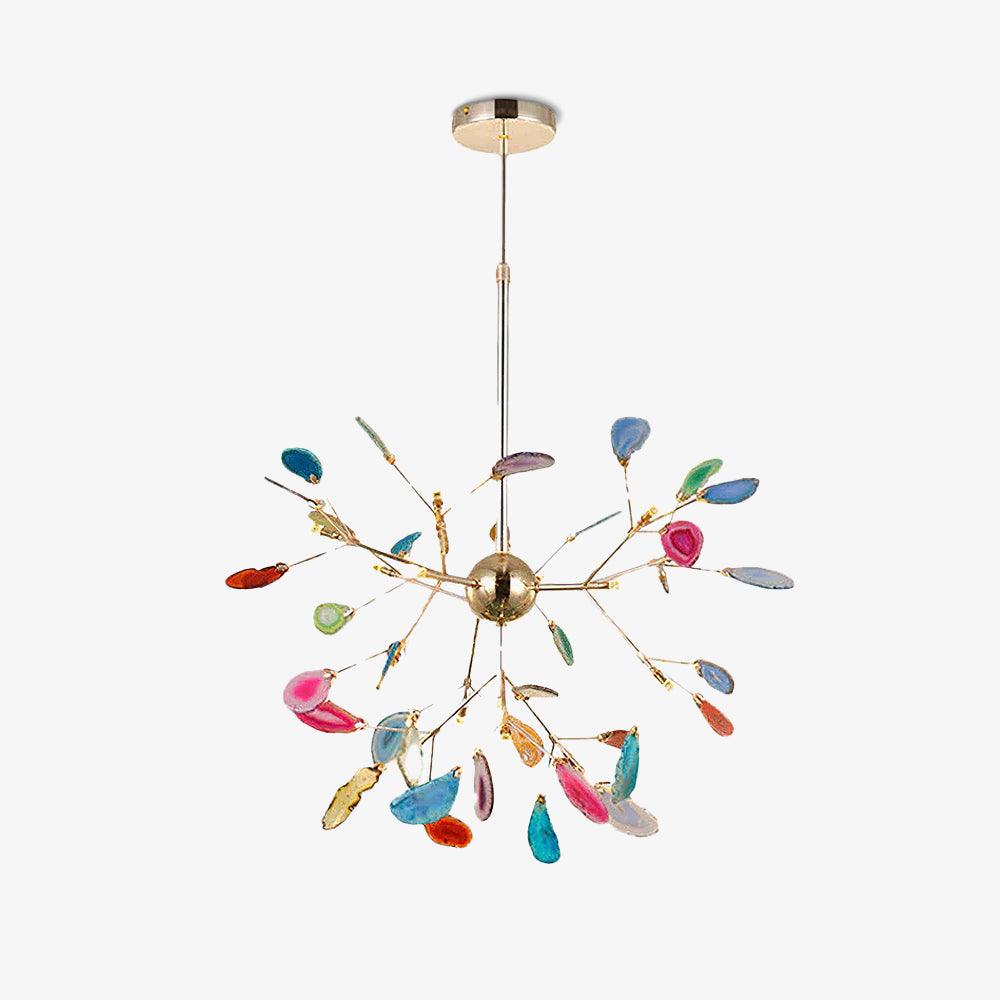 Agate Flake Chandelier - Lumpaz