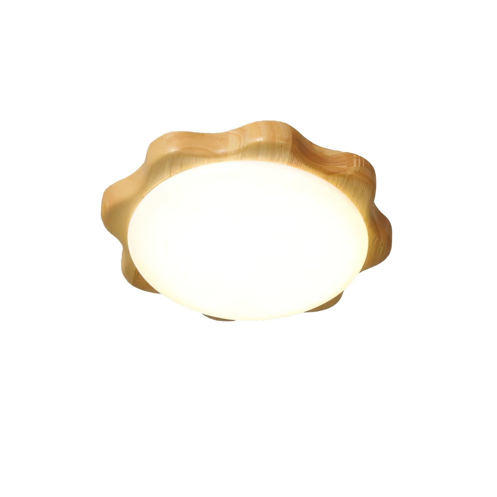 Drum Wood Ceiling Lamp - Lumpaz