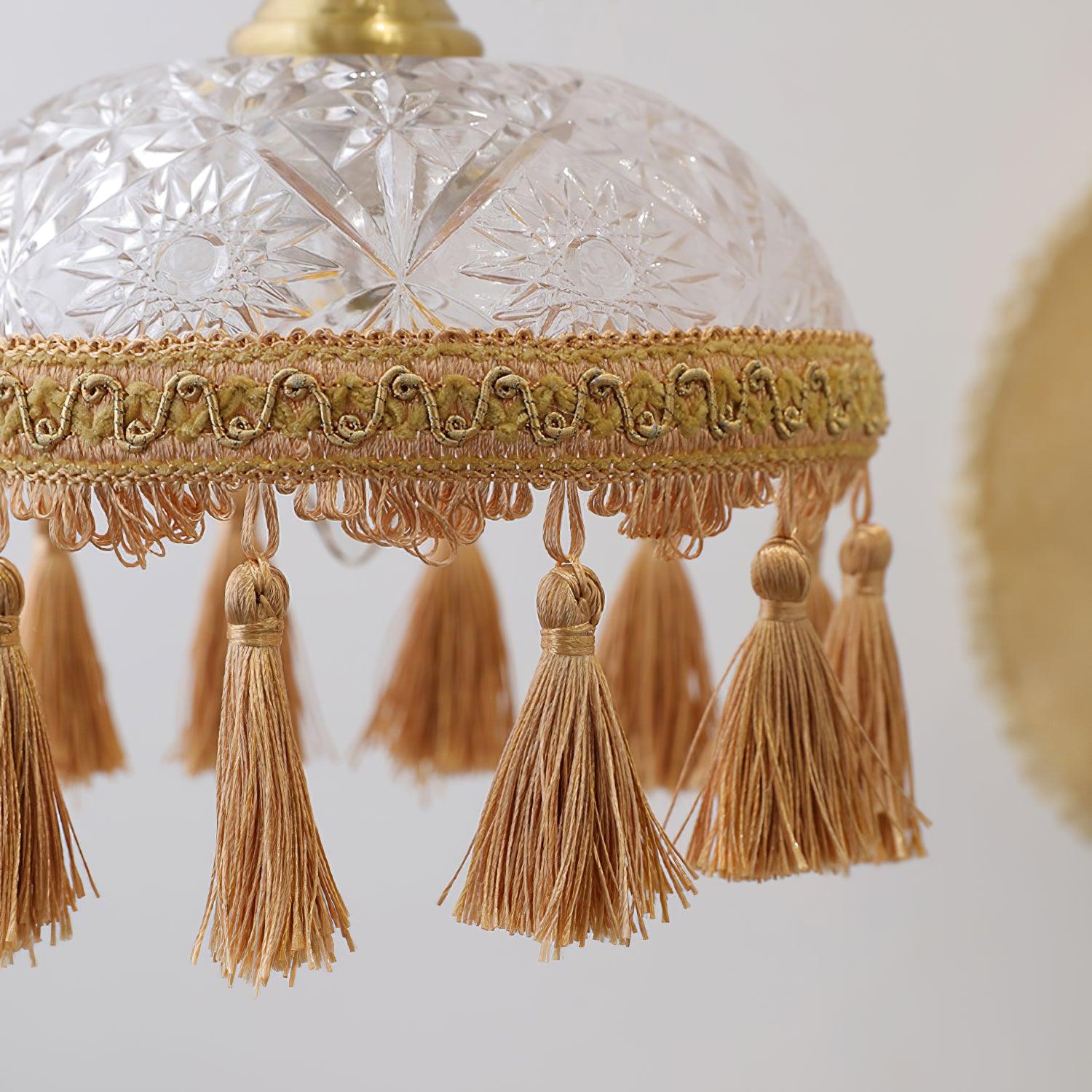 Bowl Tassel Pendant Light - Lumpaz