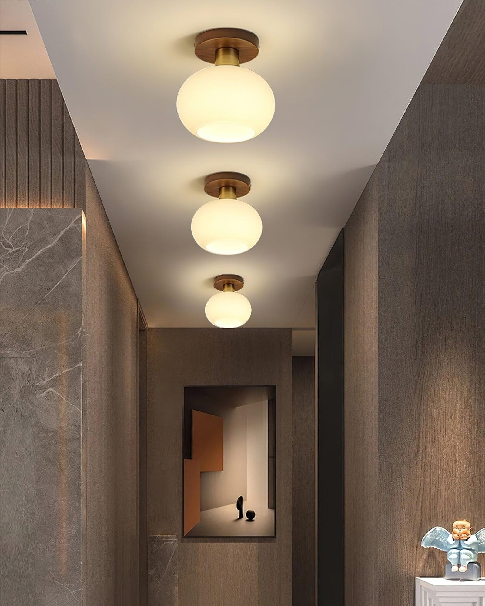 White Shell Ceiling Lamp - Lumpaz