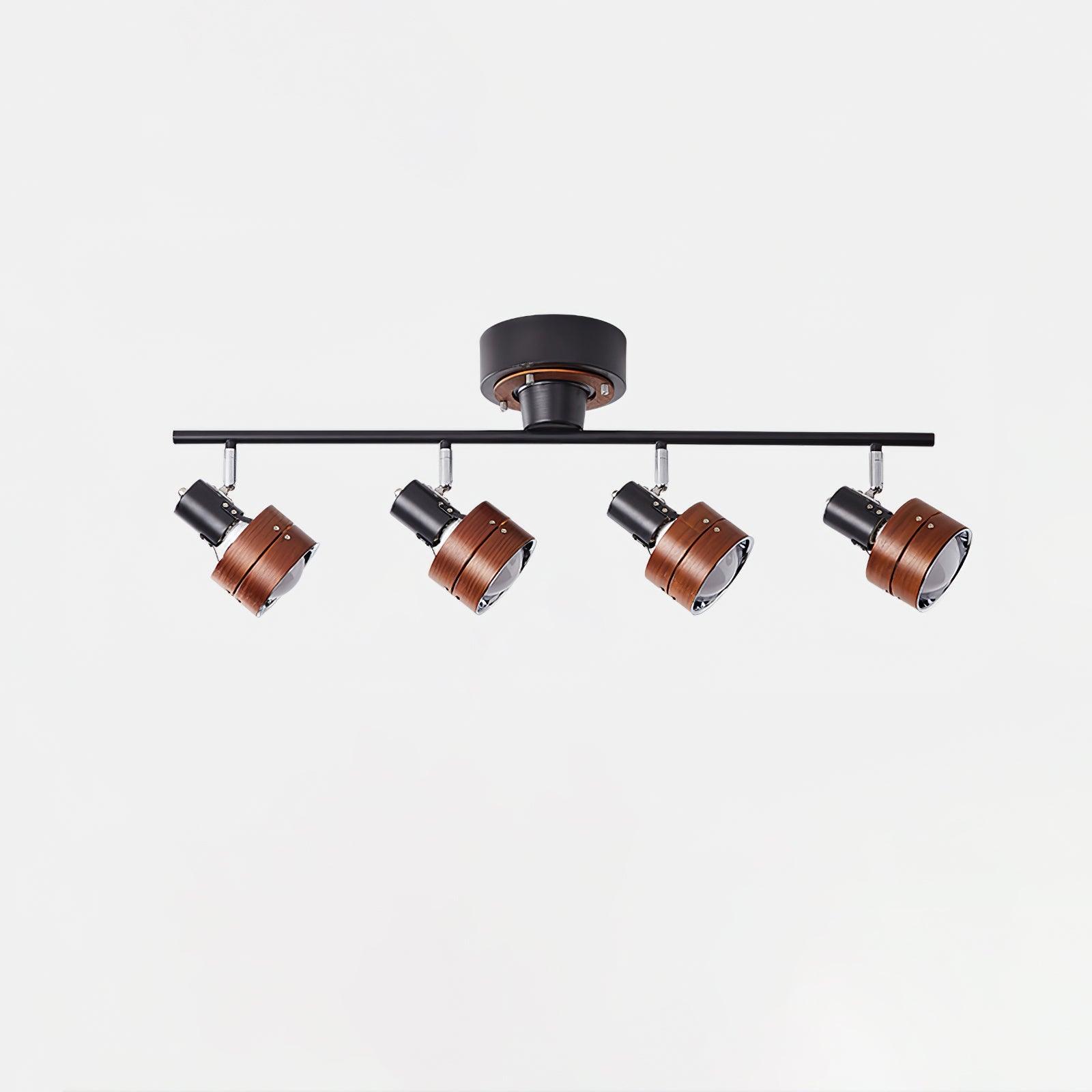 Wooden Adjustable Spot Ceiling Lamp - Lumpaz