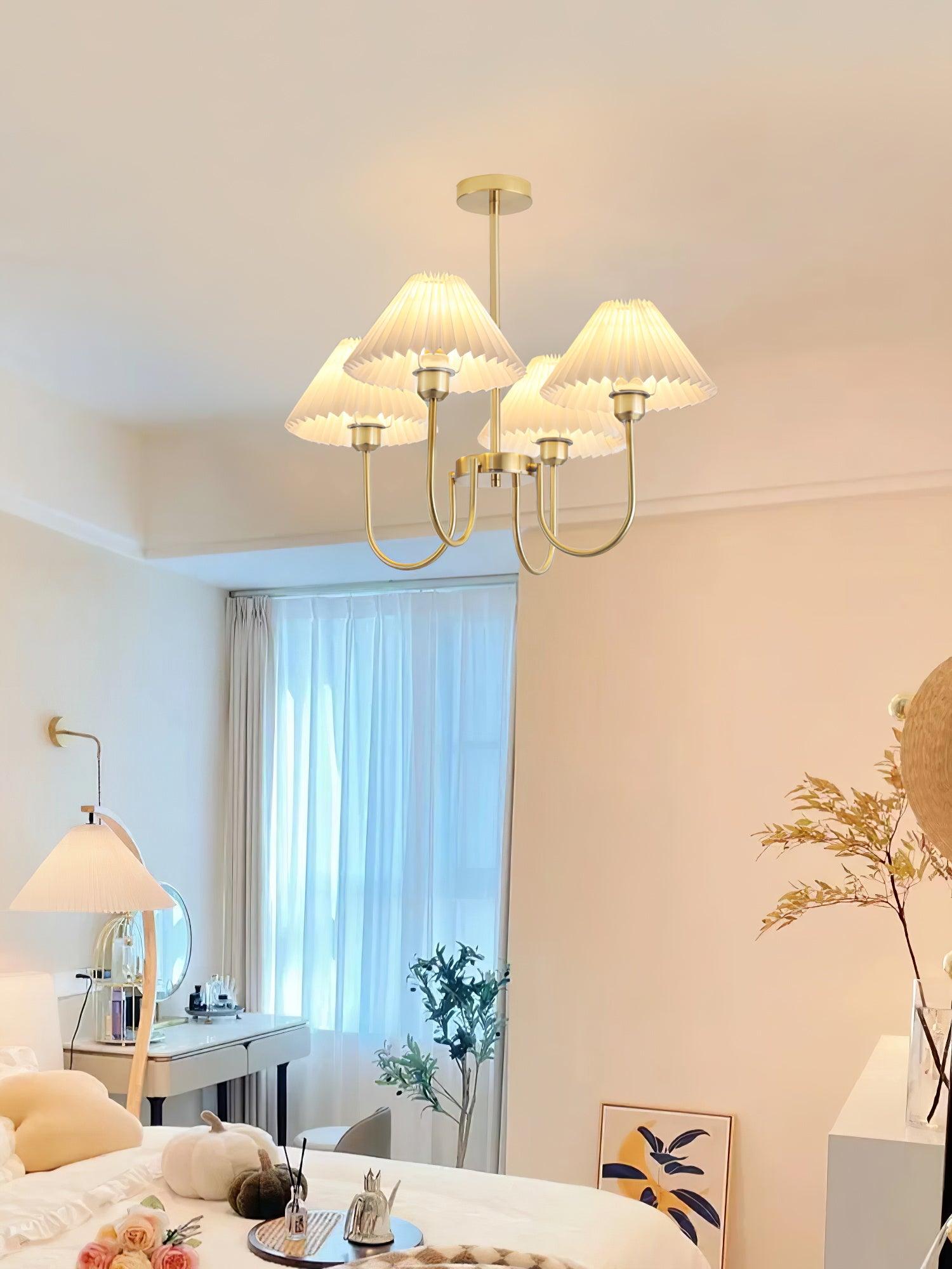 Lenore Pleated Chandelier - Lumpaz