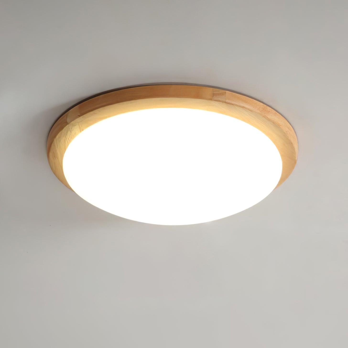 Drum Wood Ceiling Lamp - Lumpaz