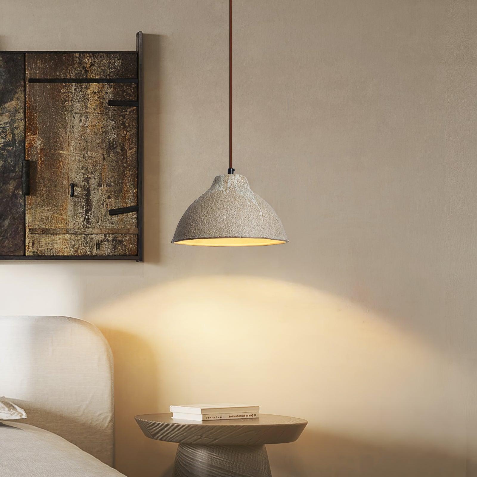 Raku Retro Ceramic Pendant Lamp - Lumpaz