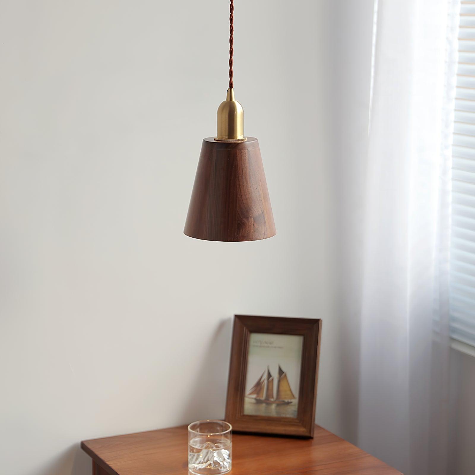 Lyfa Walnut Pendant Light - Lumpaz