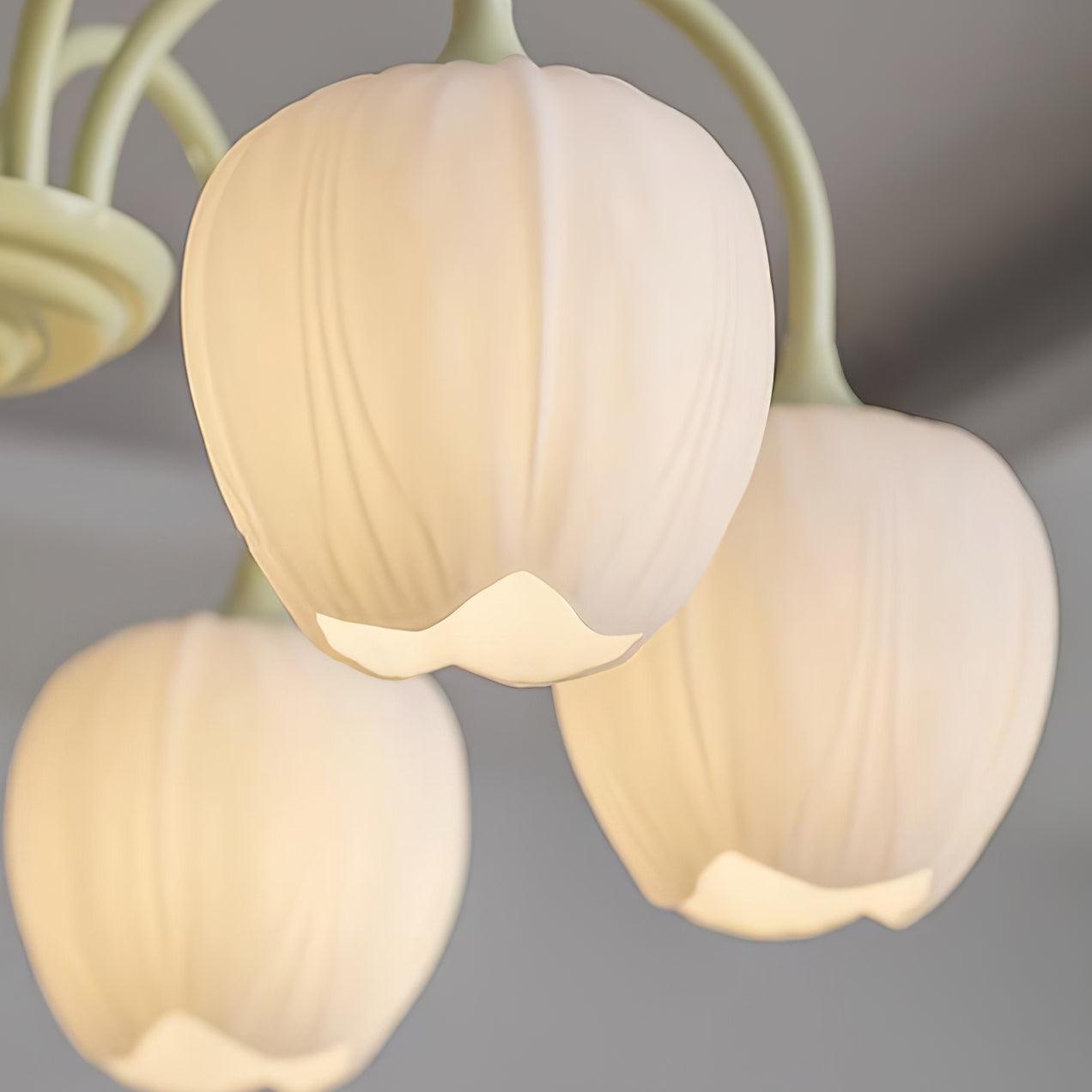 Tulip Matcha Chandelier - Lumpaz