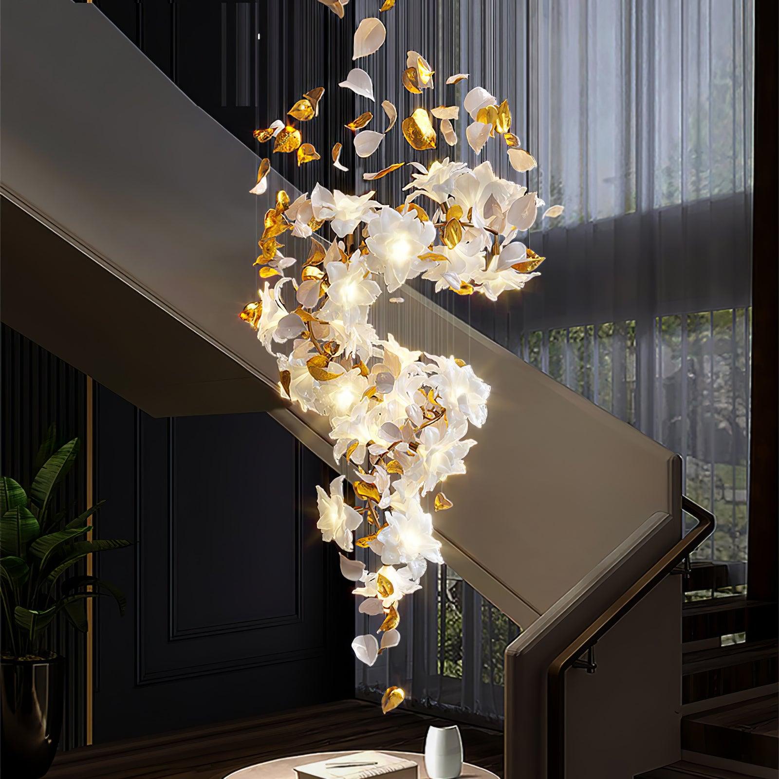 Flying Flowers Fluttering Chandelier - Lumpaz