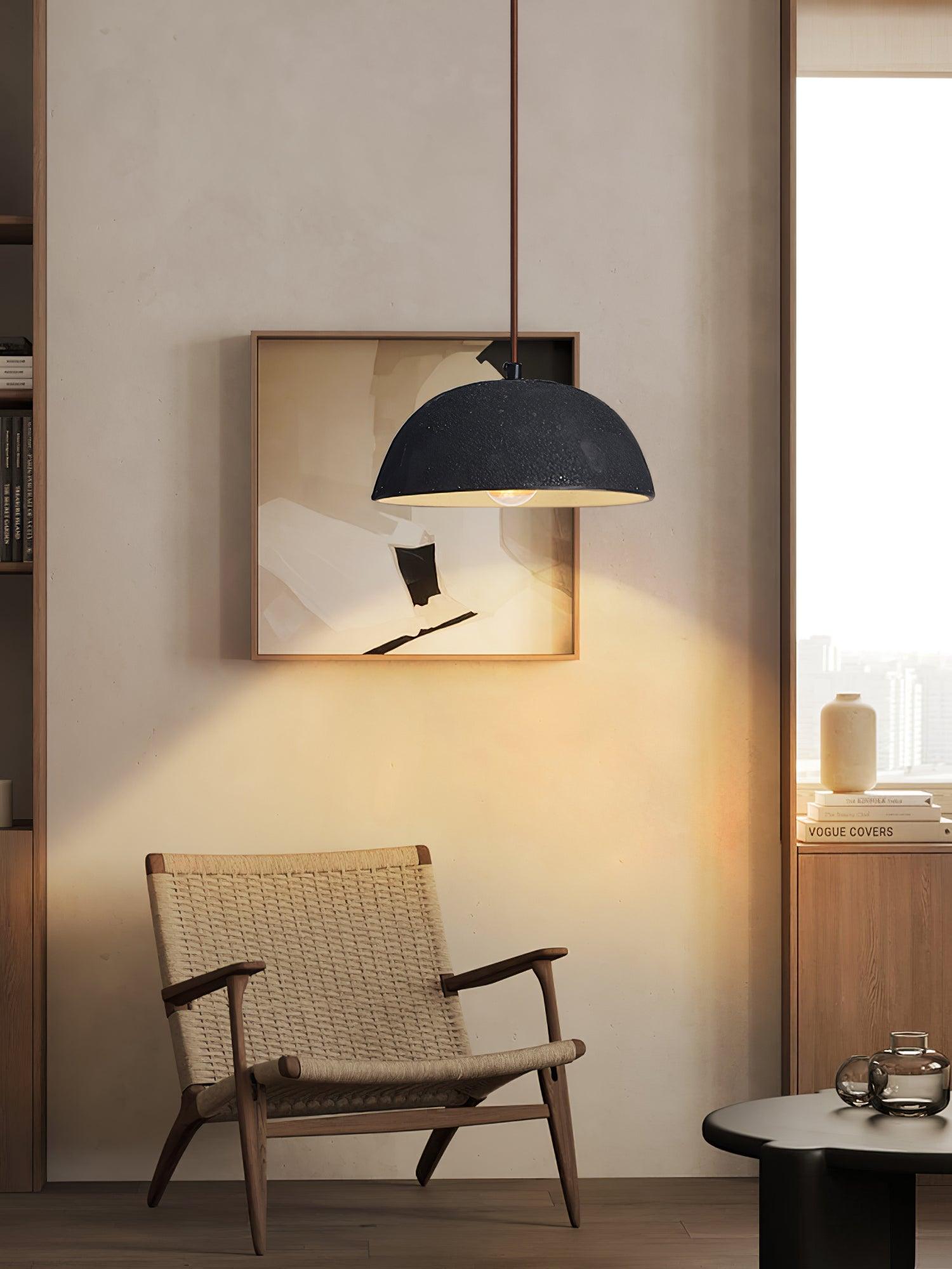 Black Arch Ceramic Pendant Lamp - Lumpaz