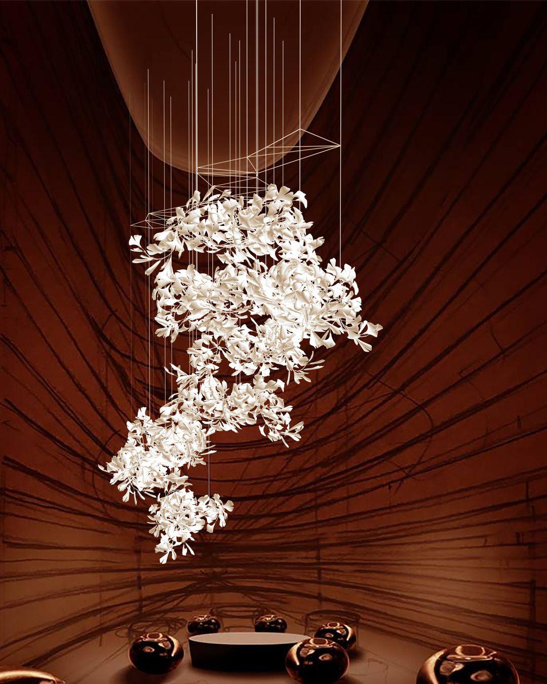 Gingko Chandelier F - Lumpaz