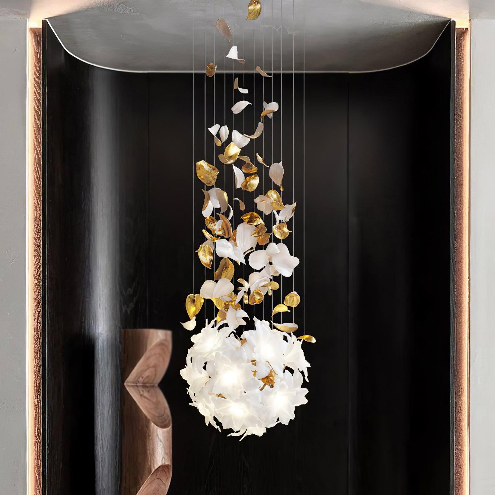 Flying Flowers Fluttering Chandelier - Lumpaz