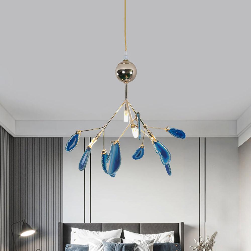 Agate Flake Chandelier - Lumpaz