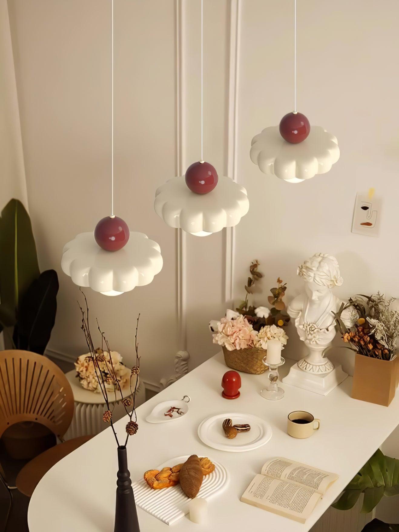 Cream Cloud Pendant Lamp - Lumpaz
