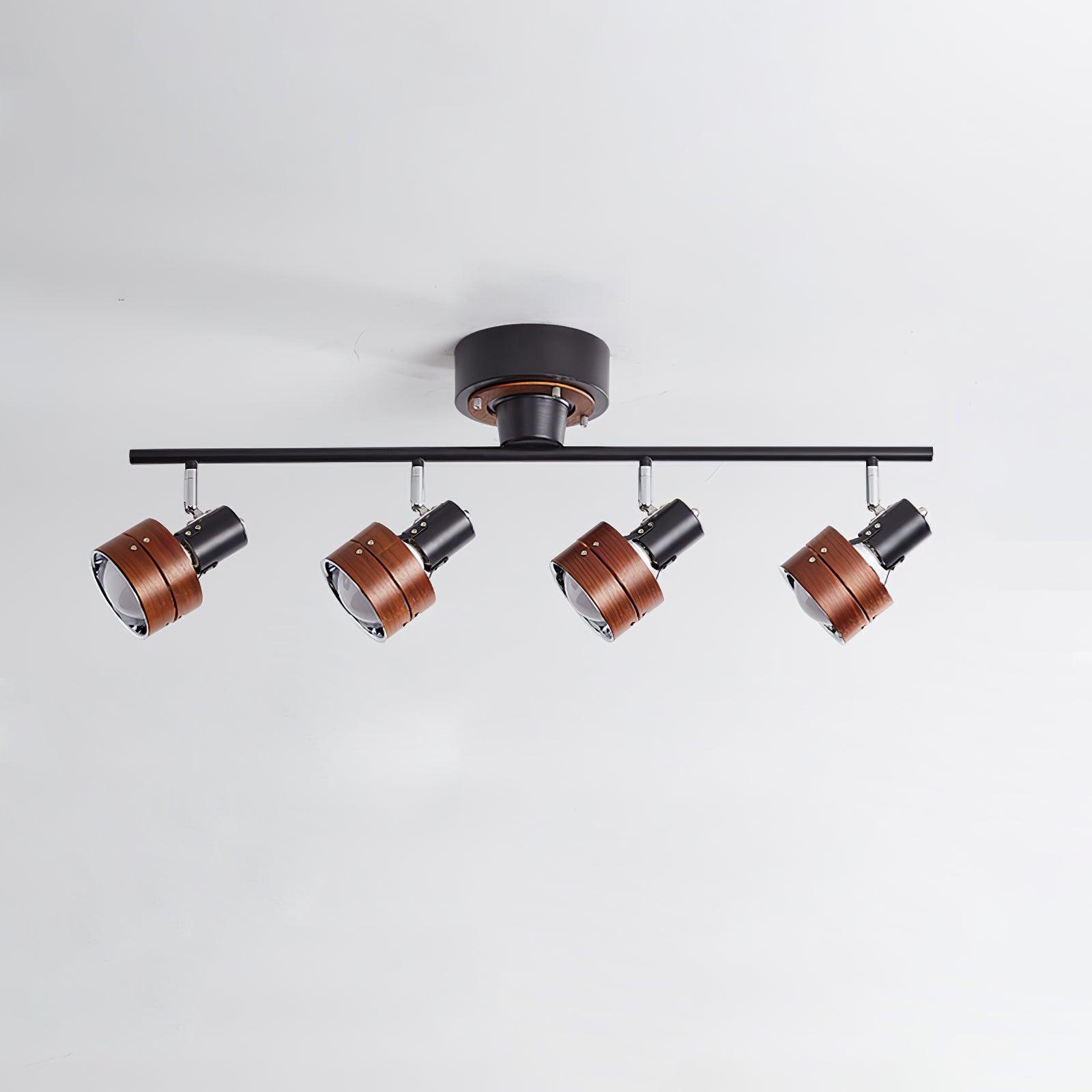 Wooden Adjustable Spot Ceiling Lamp - Lumpaz